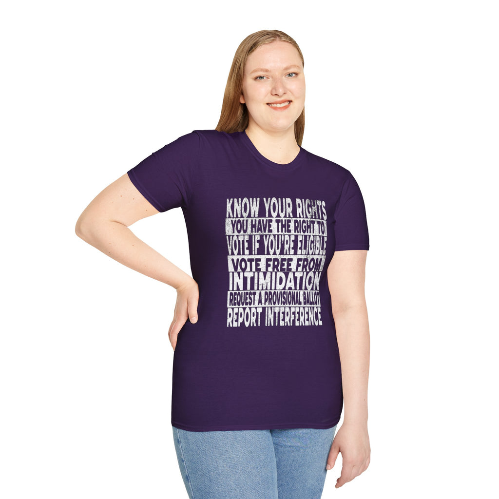Know Your Voting Rights T-Shirt