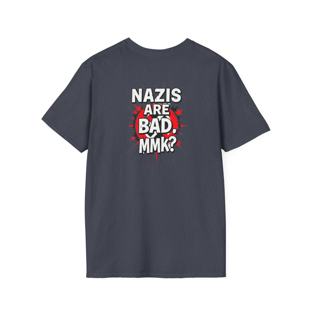 Unisex Softstyle T-Shirt: 'Our Grandparents Fought Fascists' Patriotic Tee
