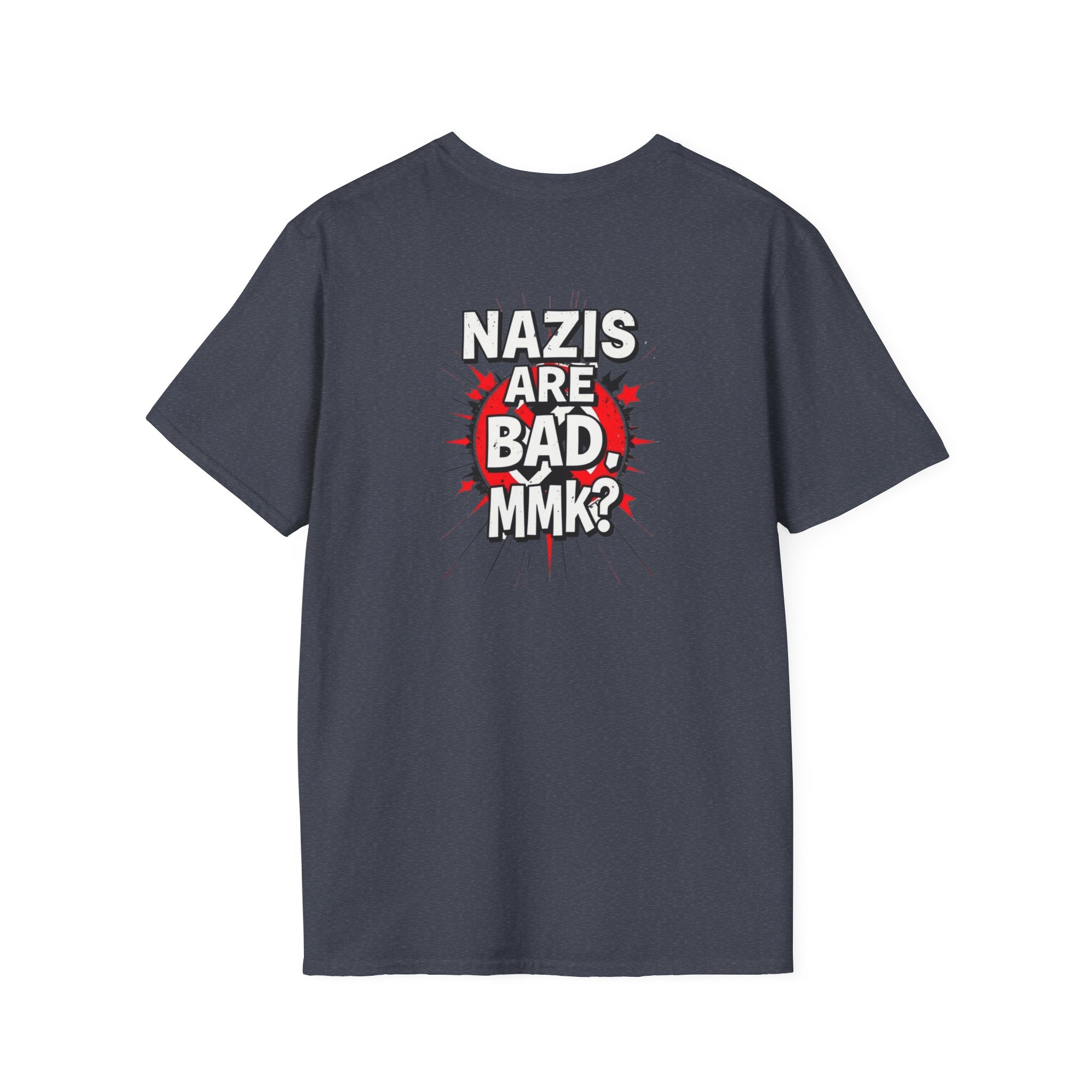 Unisex Softstyle T-Shirt: 'Our Grandparents Fought Fascists' Patriotic Tee