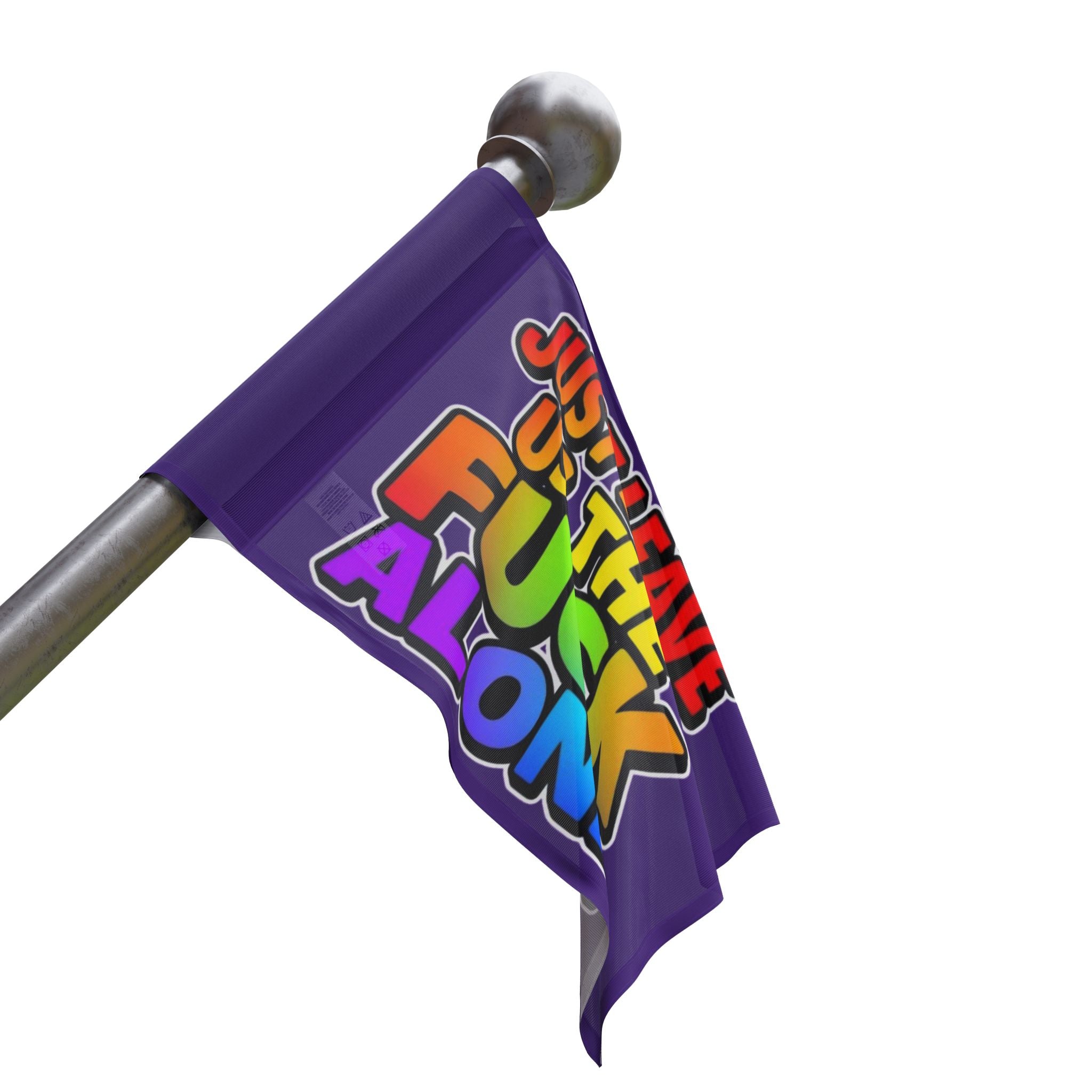 Just Leave us tf Alone - Pride Flag