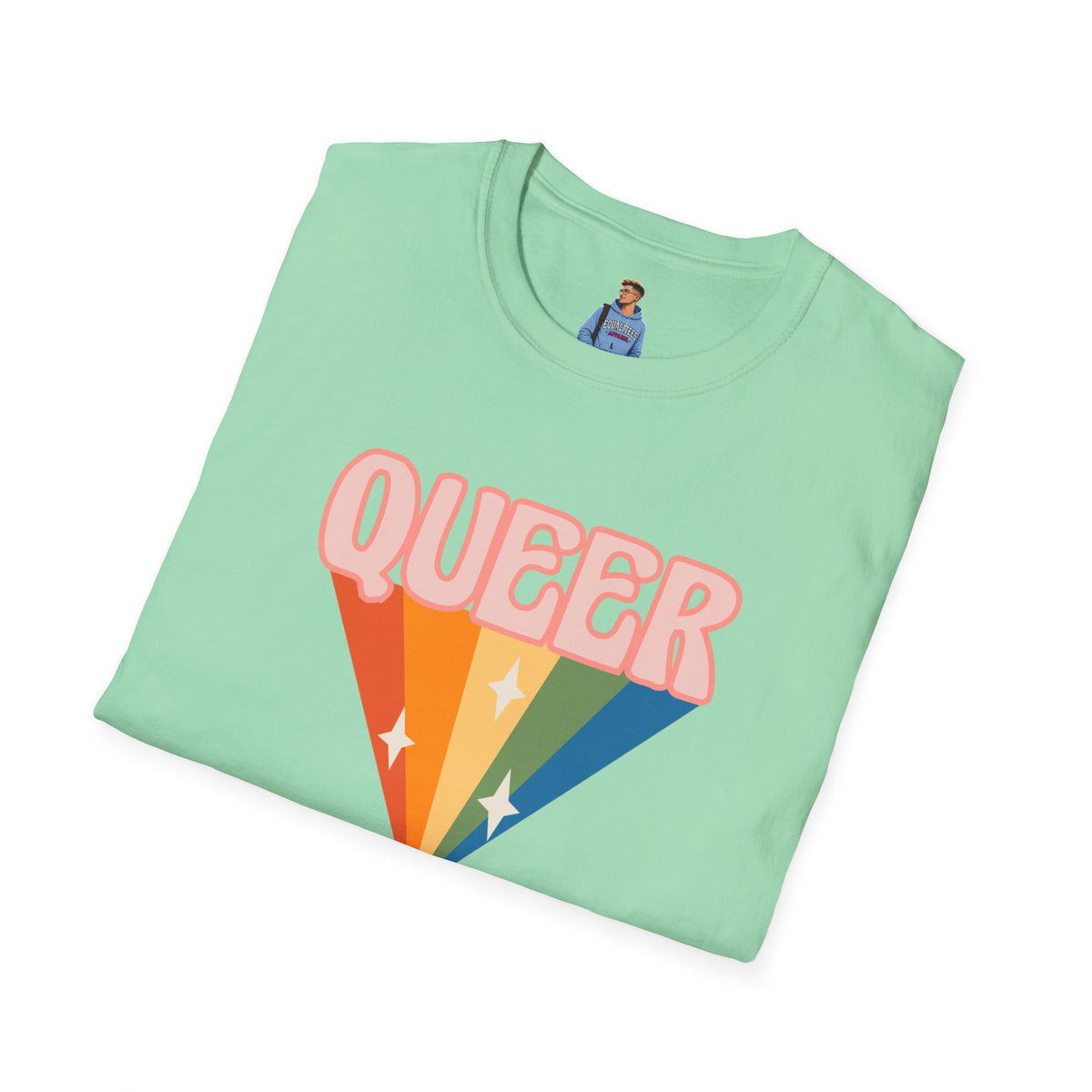 Queer Rainbow Sparkle Pride Tree Las Vegas T-Shirt