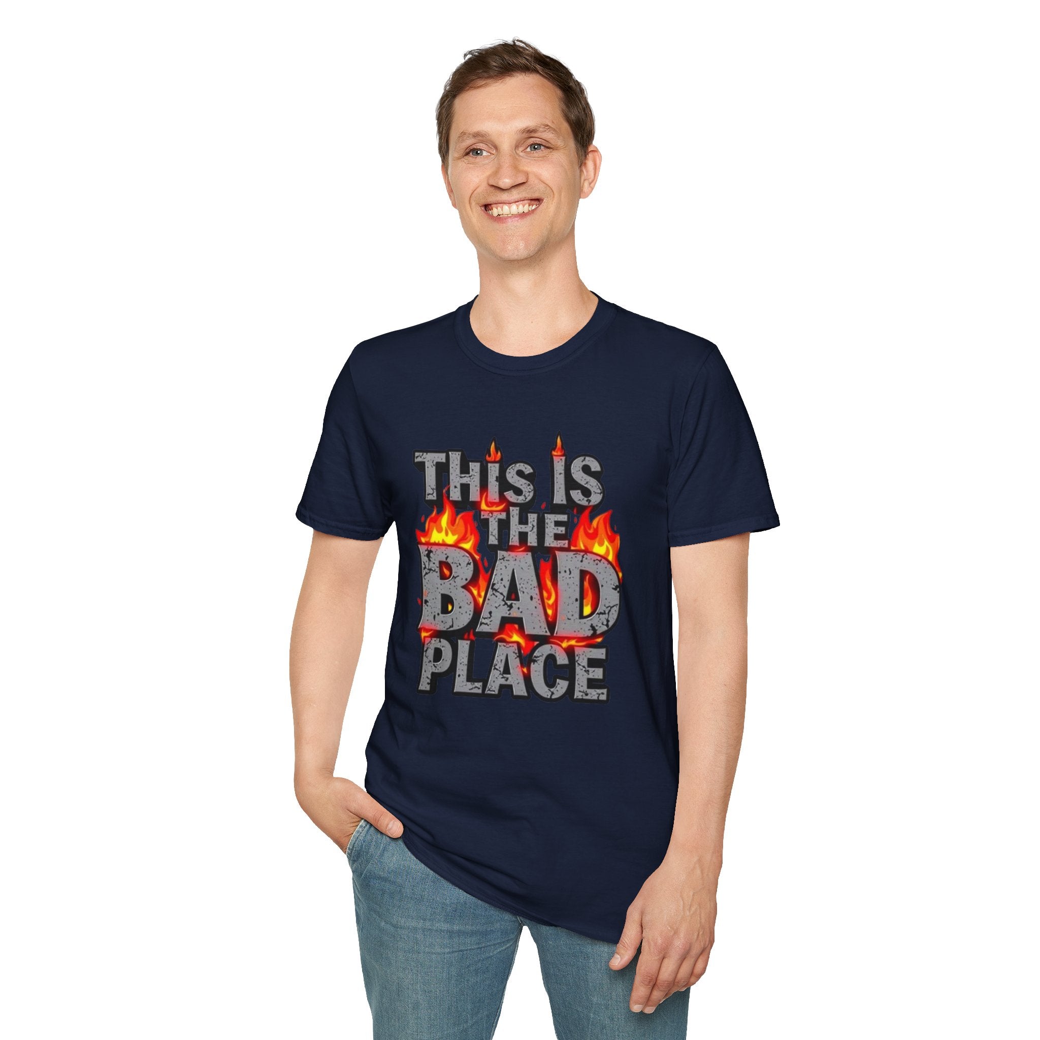 Funny Graphic T-Shirt: 'This is the Bad Place
