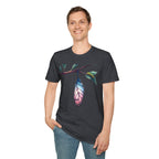 Trans Caterpillar to Butterfly Transformation T-Shirt, Unisex Graphic T-Shirt
