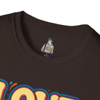 T-Shirt — "Love & Let Love" Retro Rainbow Peace Tee