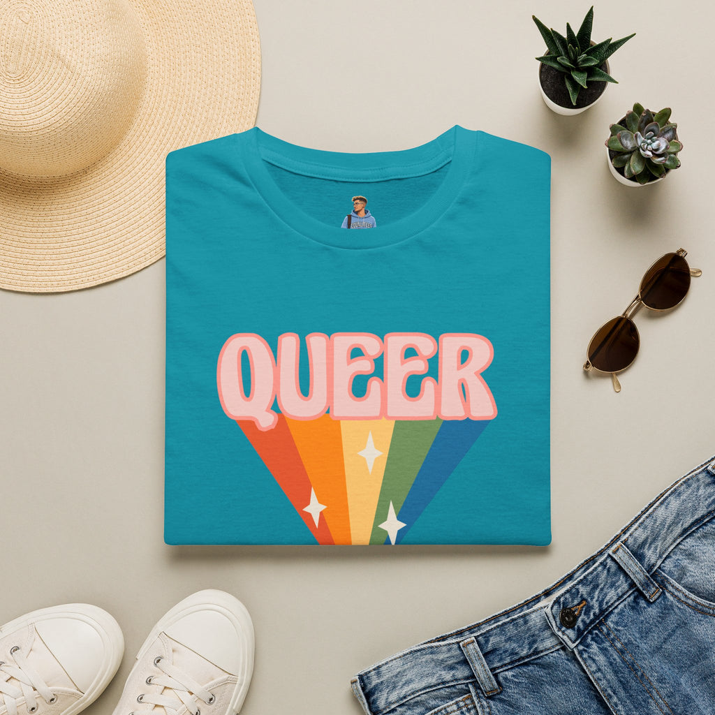Queer Rainbow Sparkle Pride Tree Las Vegas T-Shirt