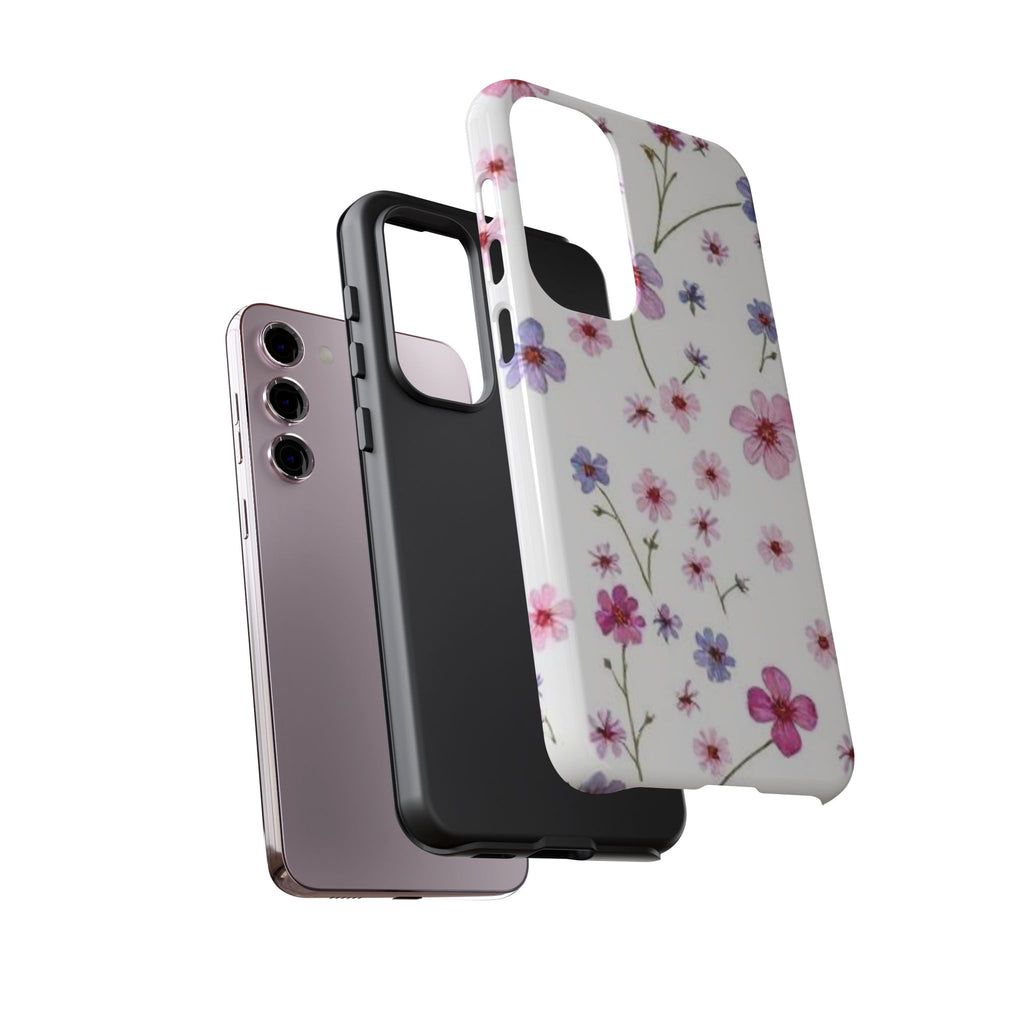 Pink Wildflower Tough Case for Android