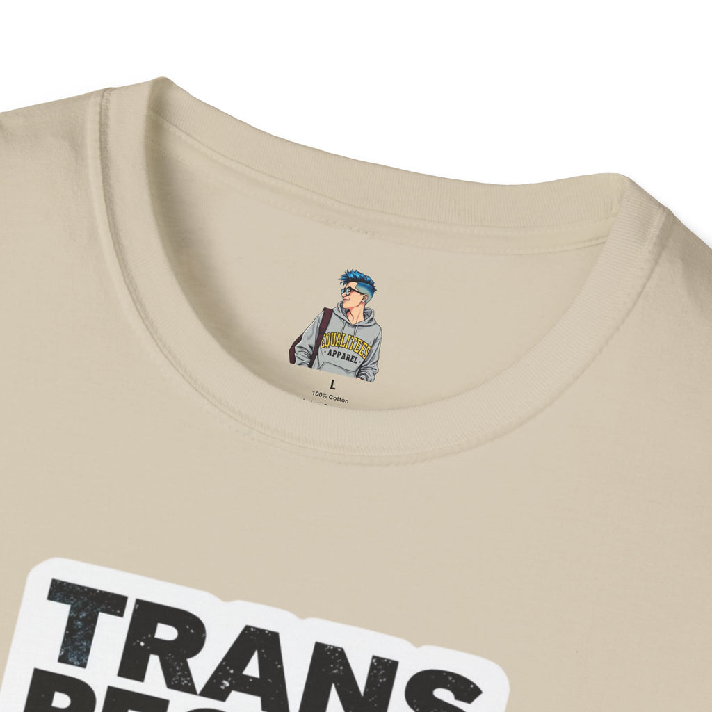 Unisex Softstyle T-Shirt - 'Trans People Exist. Trans People Matter.' Equality Apparel
