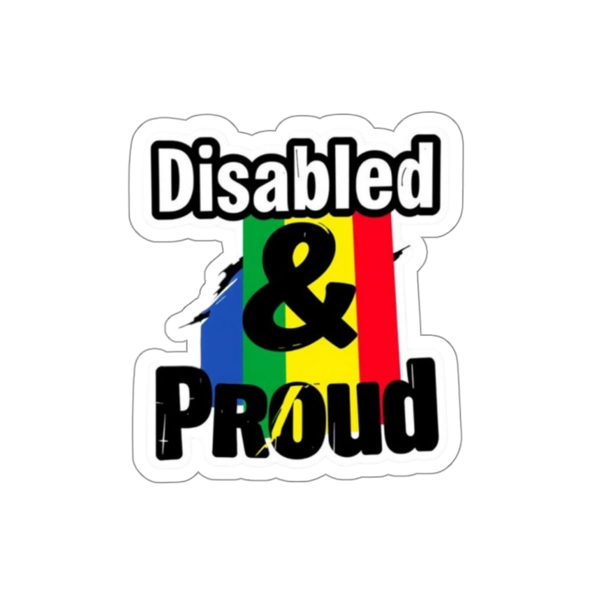 Die-Cut Stickers - DISABLED & PROUD