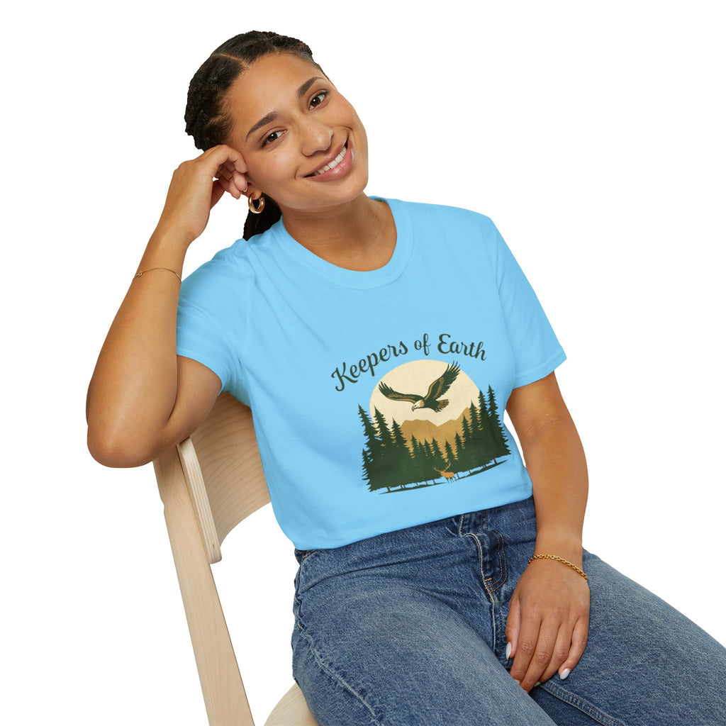Keepers of the Earth Eagle and Elk T-shirt