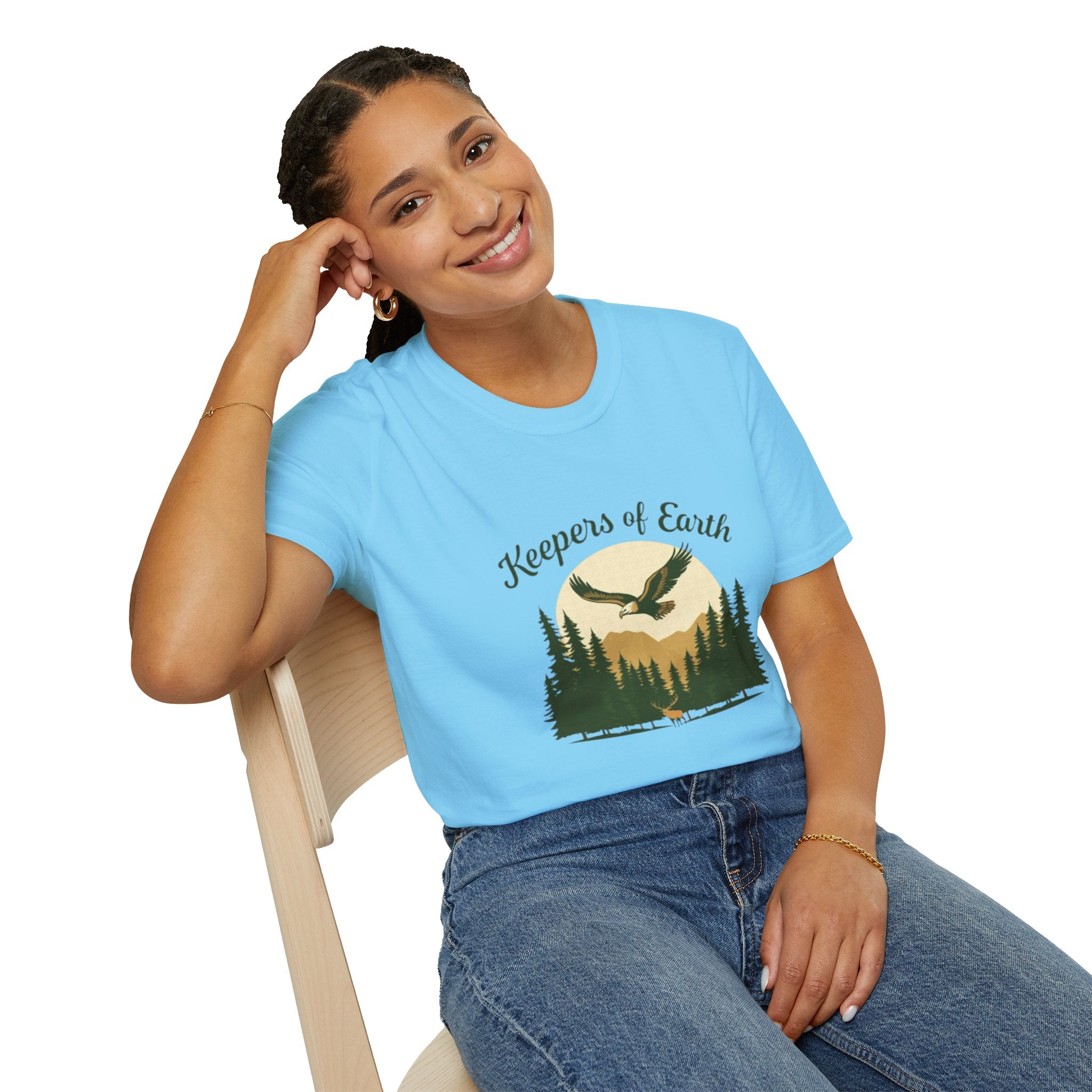 Keepers of the Earth Eagle and Elk T-shirt