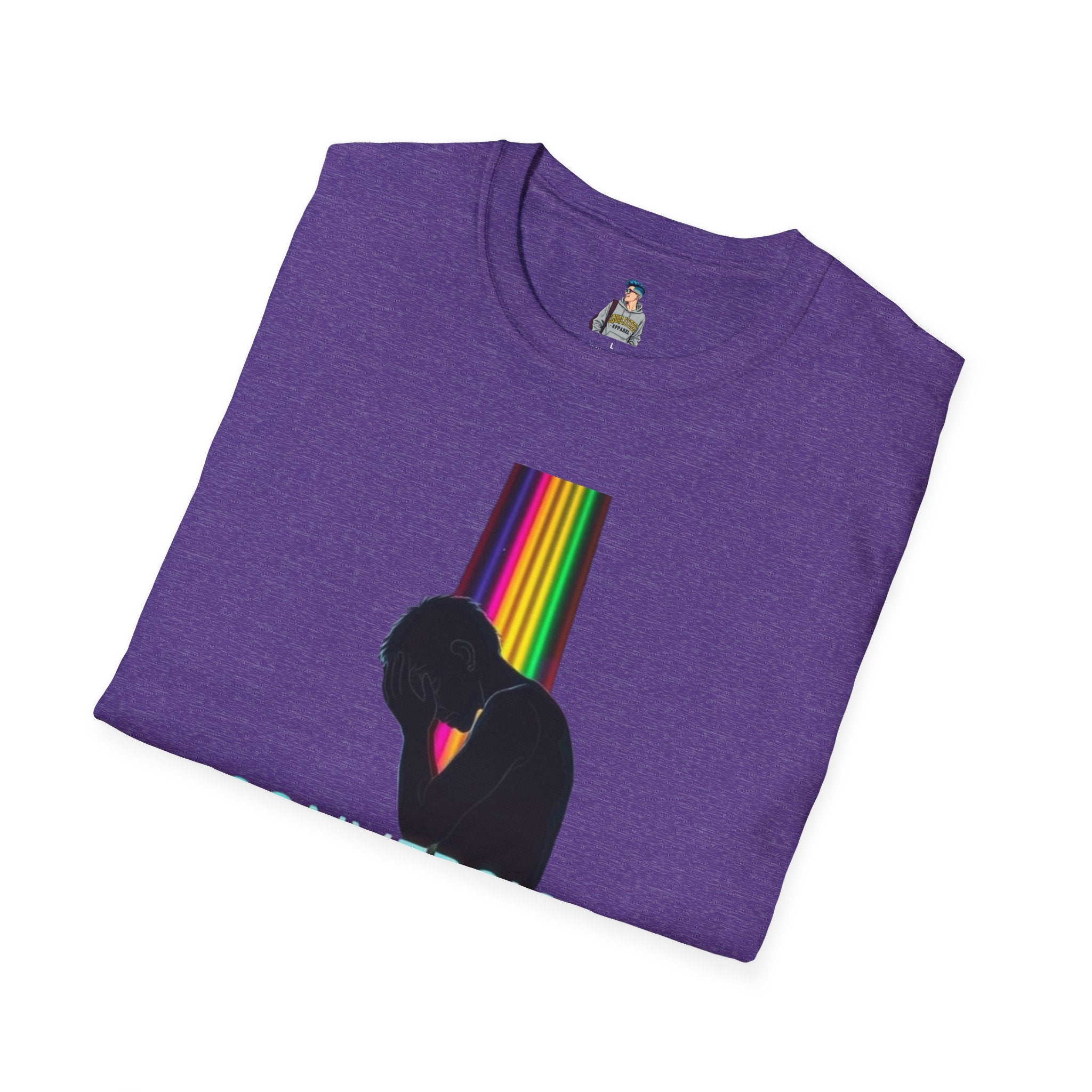 Unisex Softstyle T-Shirt - LGBTQ+ Empowerment T-Shirt: Conversion Therapy is Torture & We All Belong