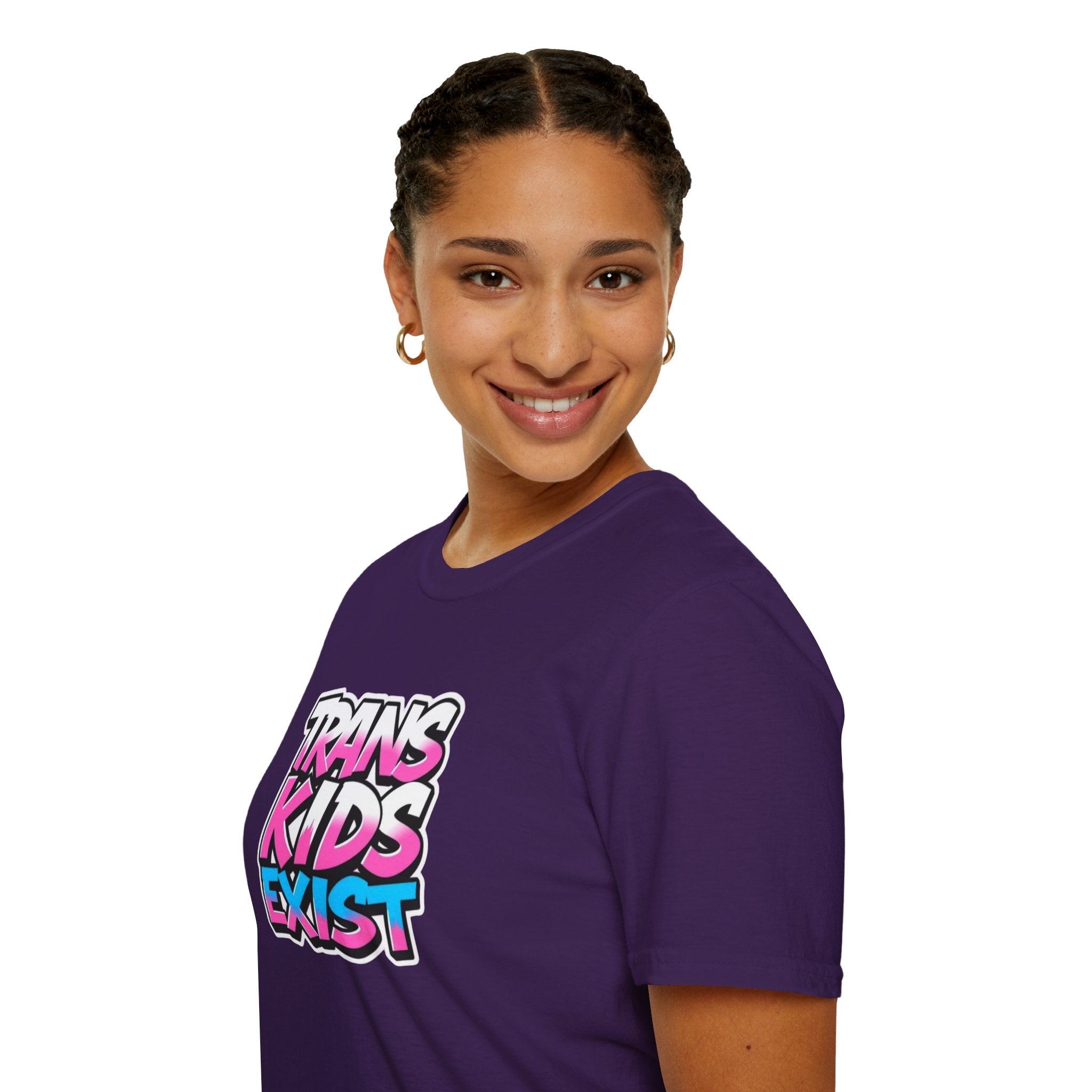 Trans Kids Exist Unisex Softstyle T-Shirt
