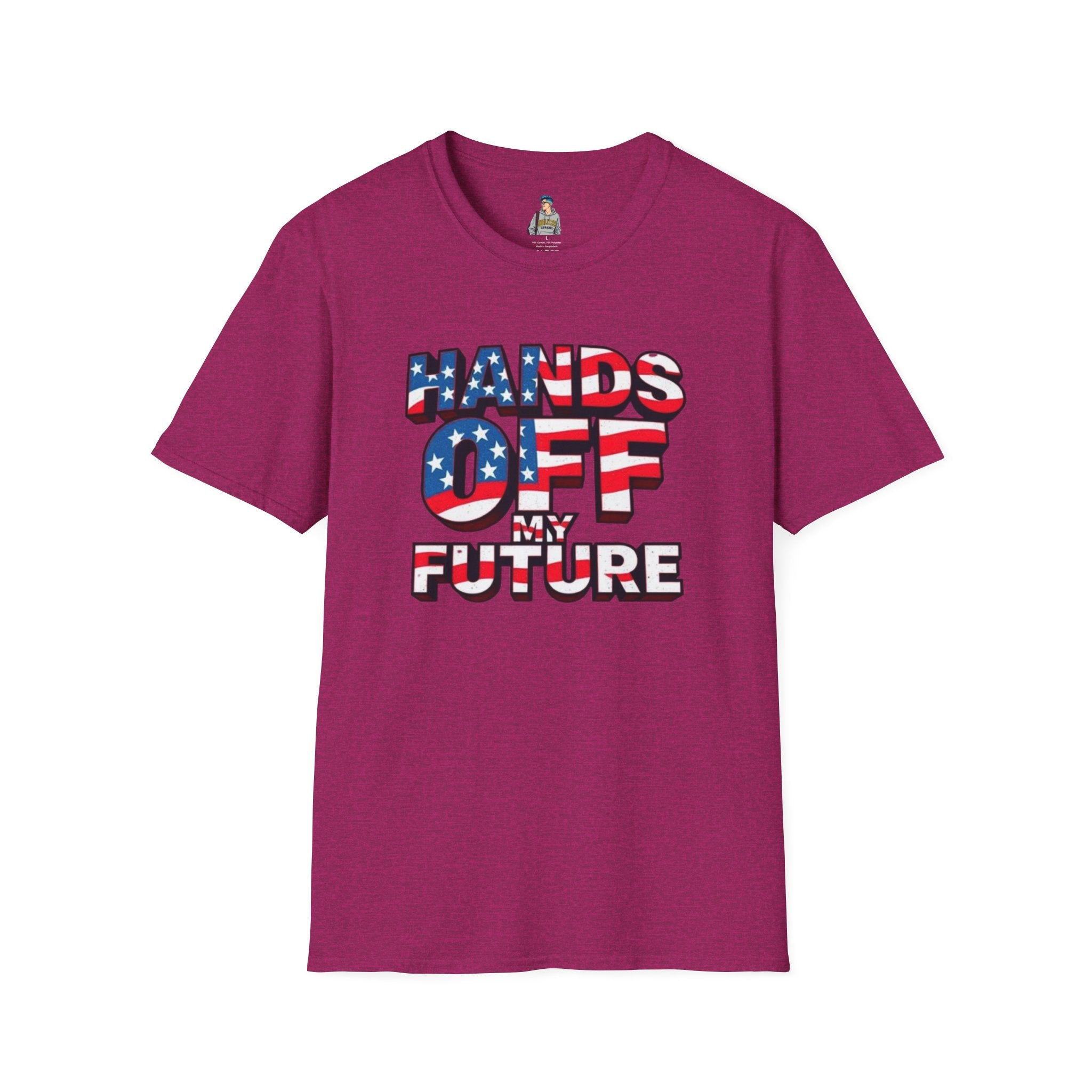 Hands Off My Future Political Statement Tee