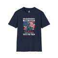 Unisex Softstyle T-Shirt: 'Our Grandparents Fought Fascists' Patriotic Tee