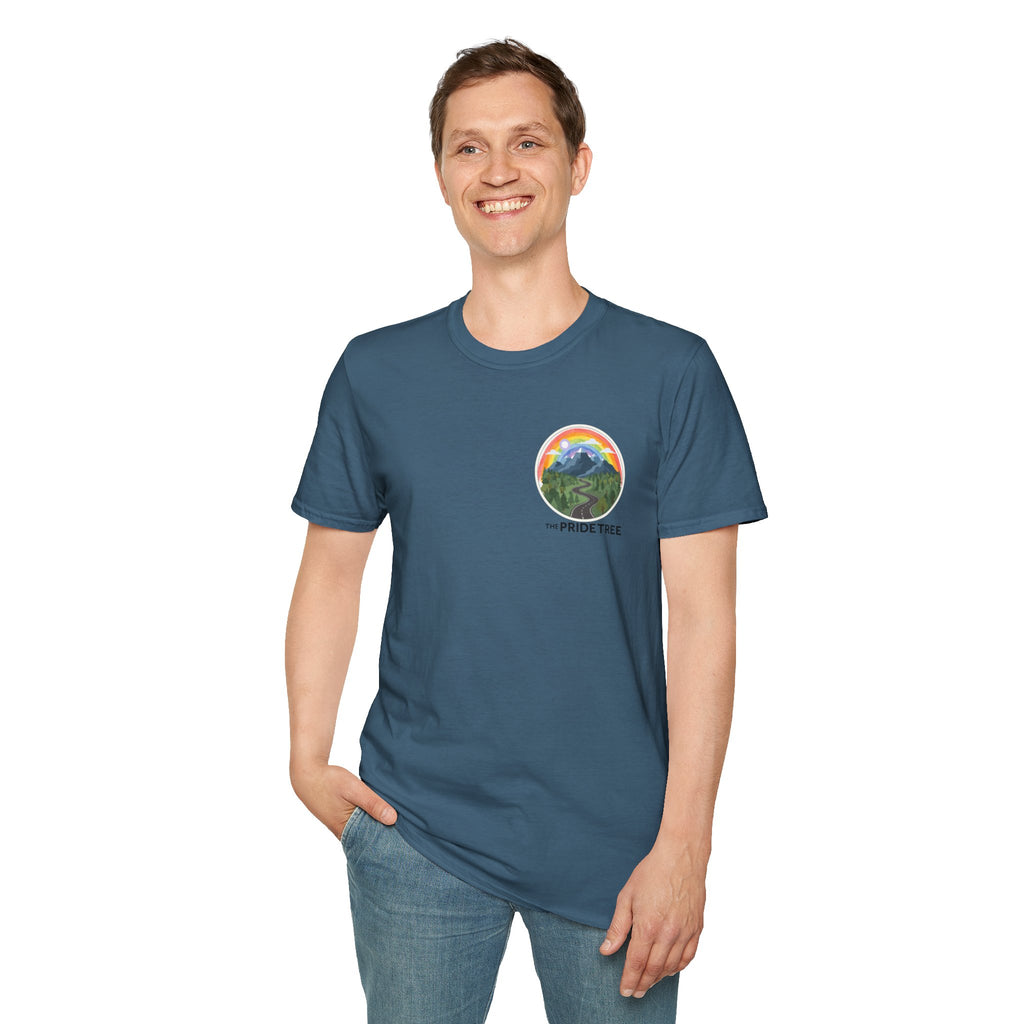 Pride Tree Las Vegas Mountain Graphic T-Shirt