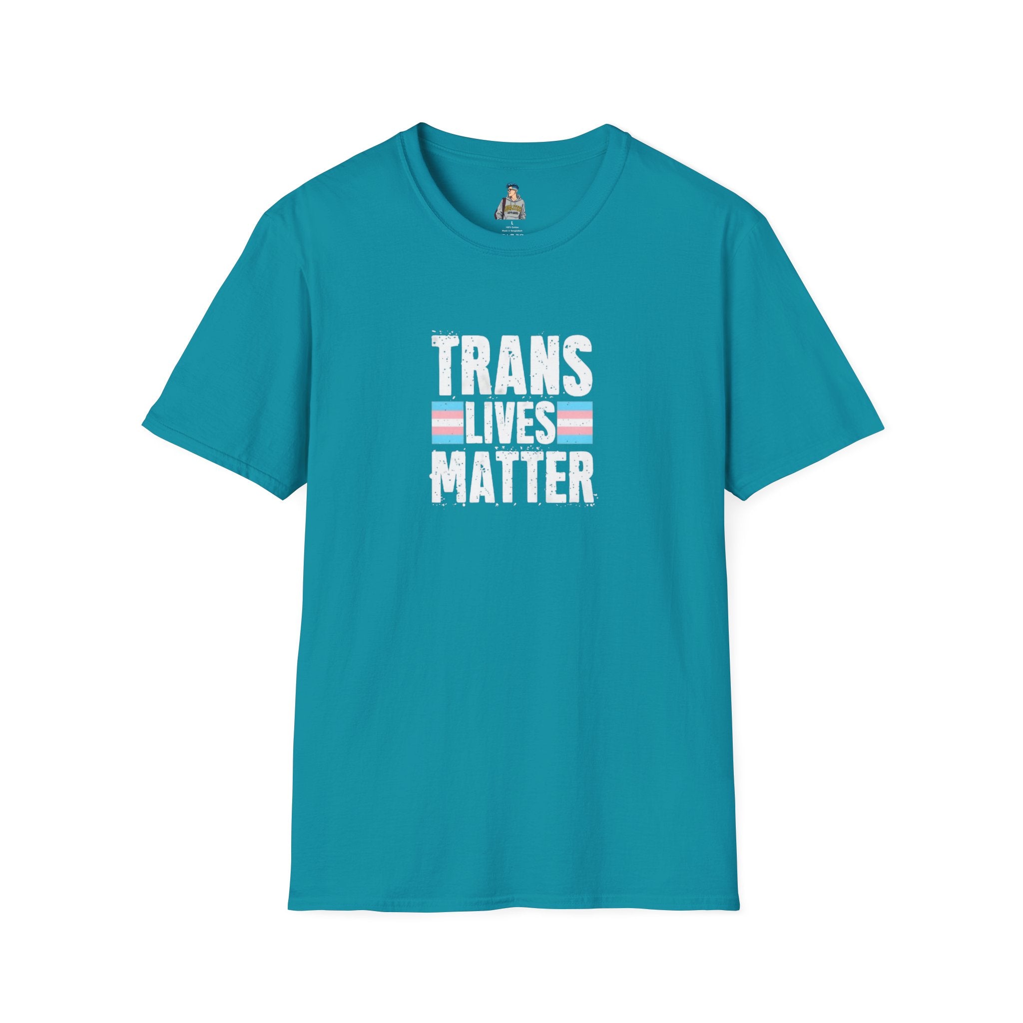 Trans Lives Matter Unisex Softstyle T-Shirt - Support LGBTQ+ Rights