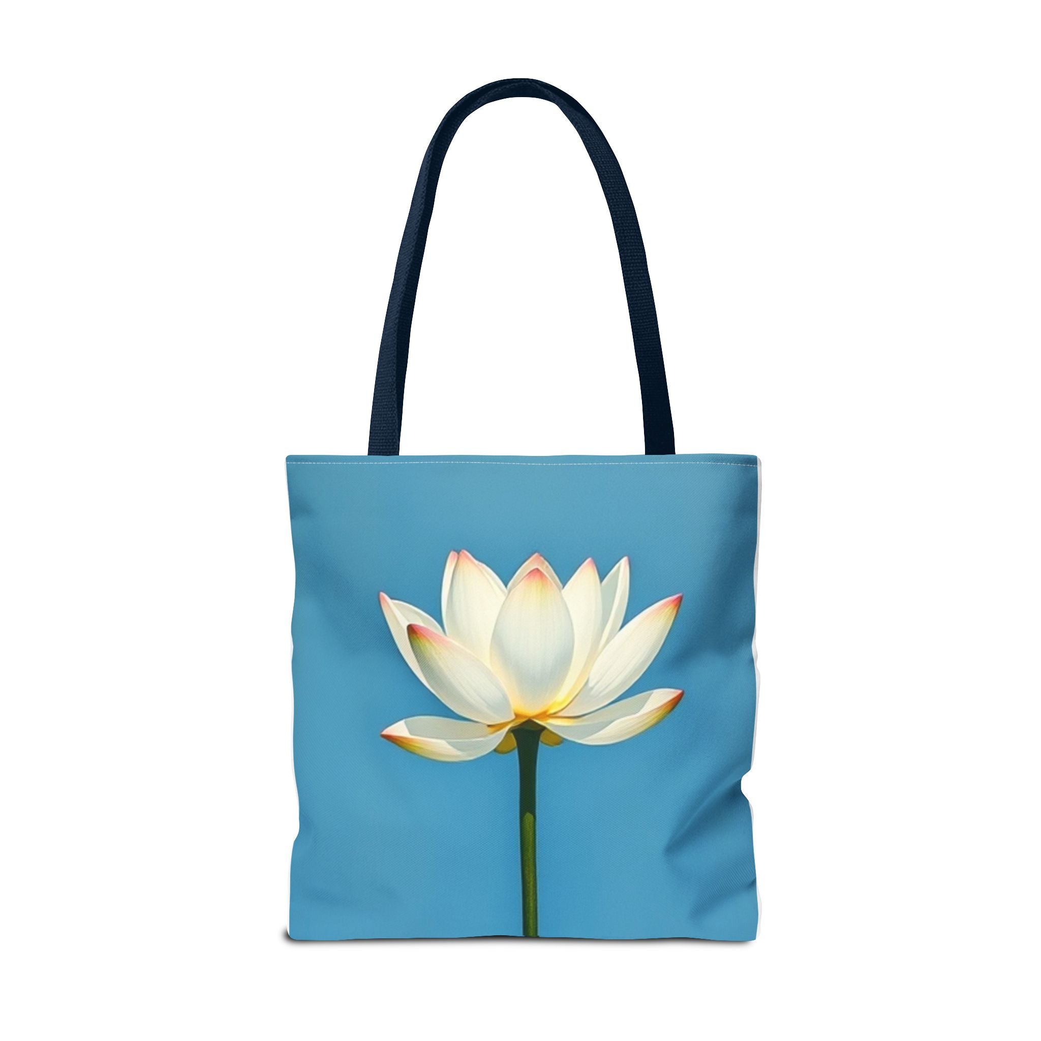 White Lily on Canvas Design - Tote Bag