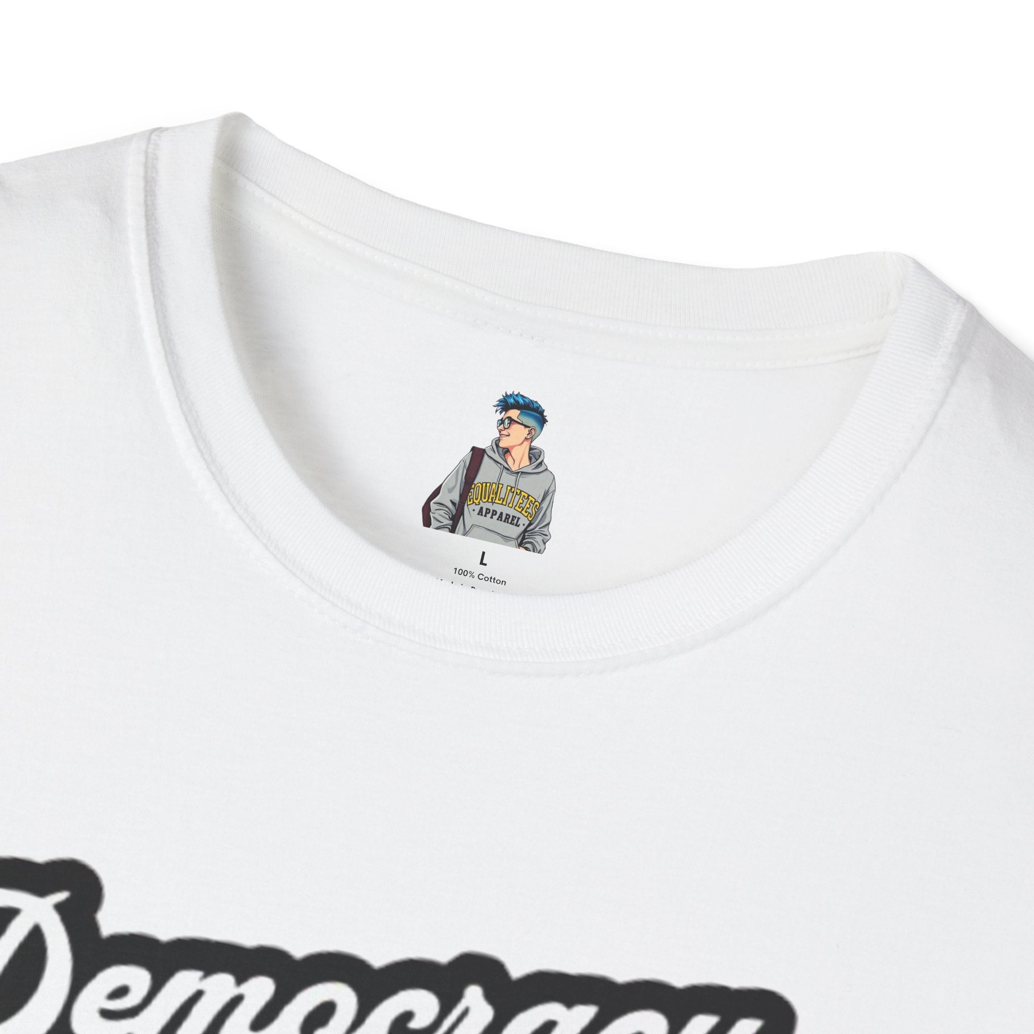 Unisex Softstyle T-Shirt - "Democracy Matters" & " We The People Are Pissed Off" Graphic Tee