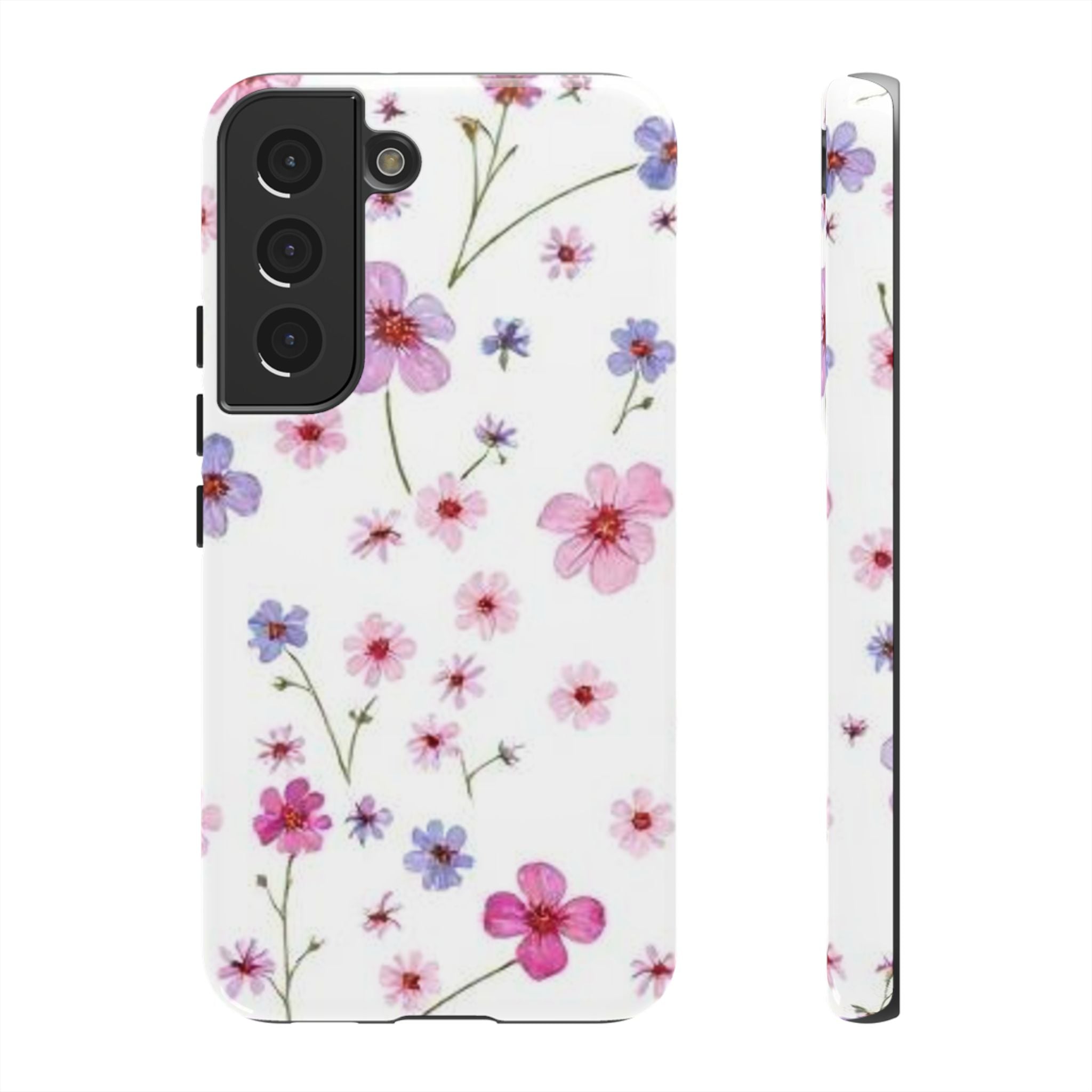 Pink Wildflower Tough Case for Android