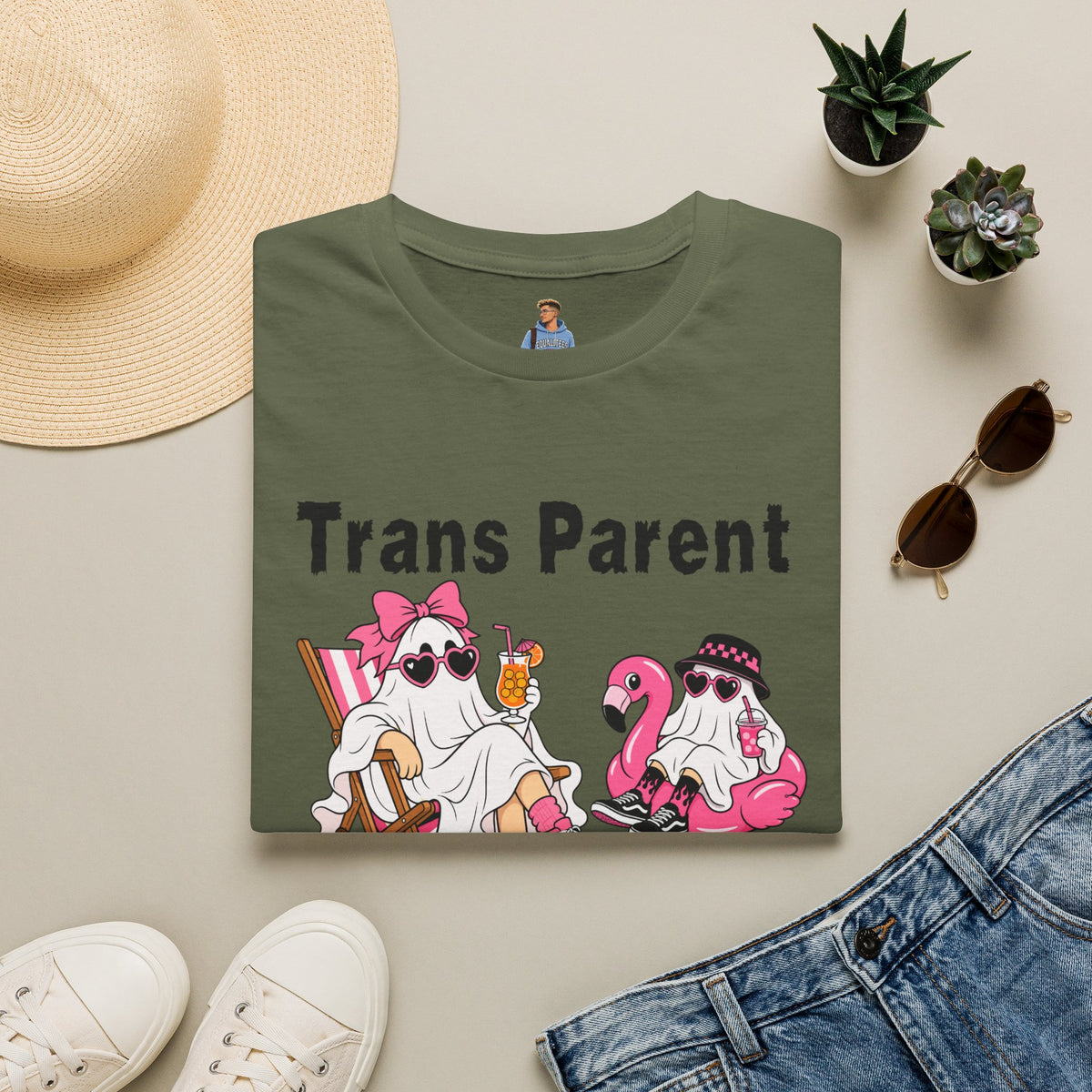 Trans Parent 2 Halloween Pride Tree Las Vegas T-Shirt
