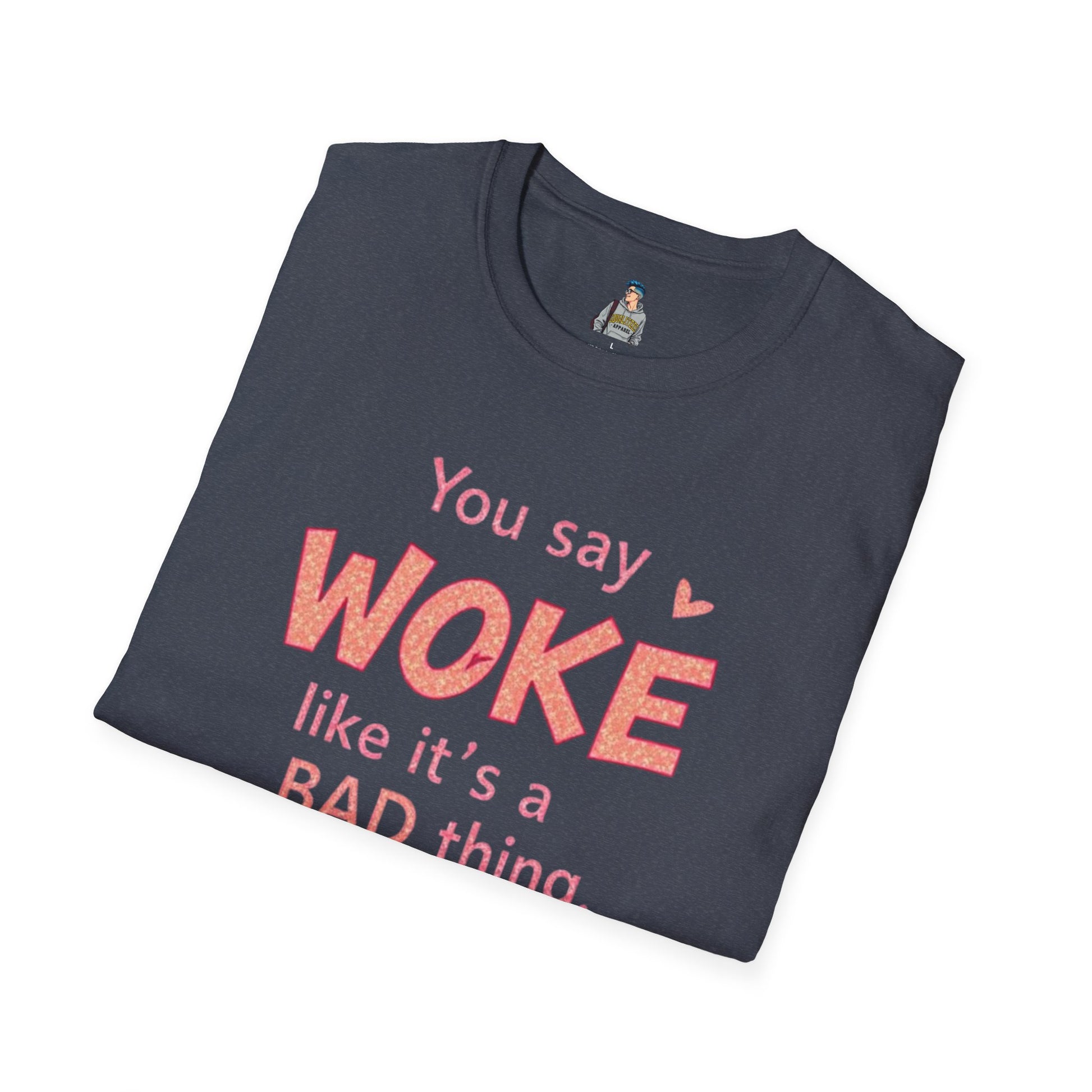 Woke is Empathy Unisex Softstyle T-Shirt - Bold Statement Tee for Everyday Activists