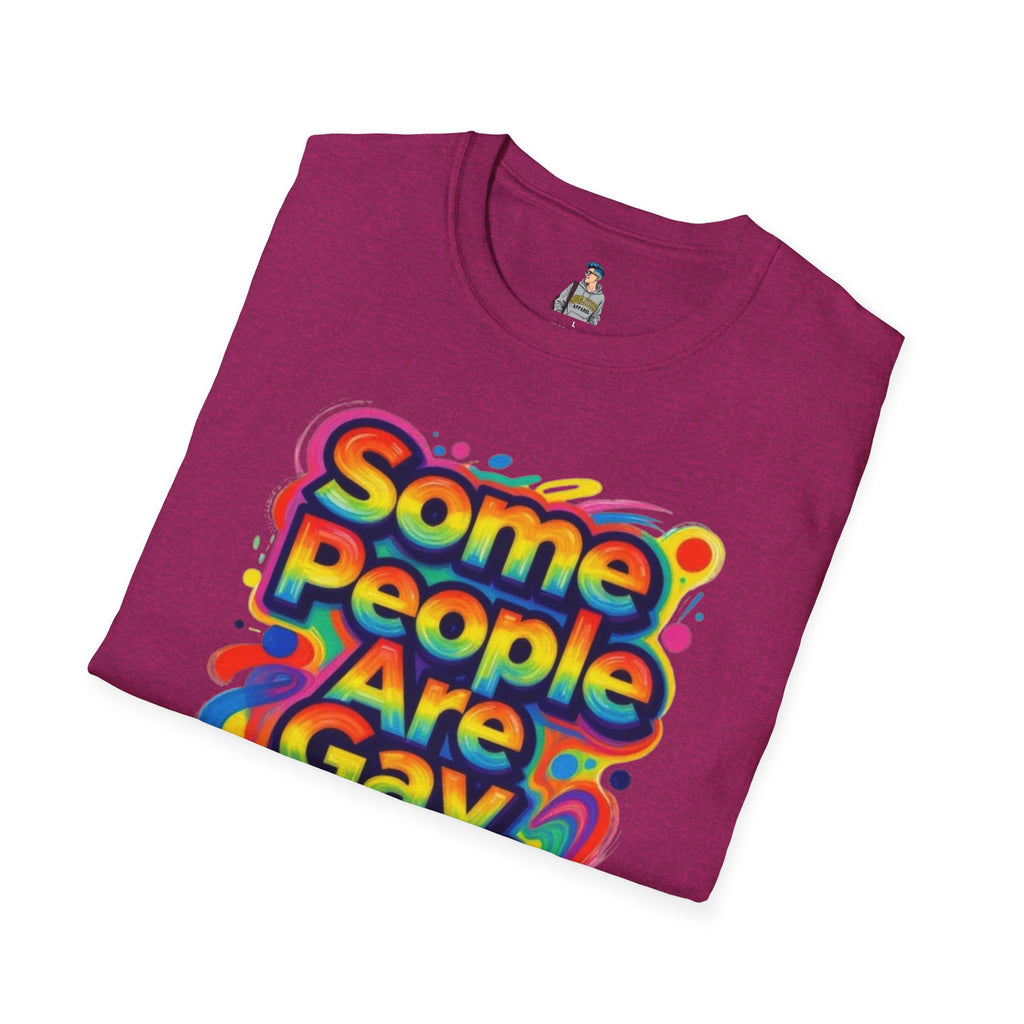 Some People Are Gay Get Over It T-Shirt — Rainbow Pride Statement Tee