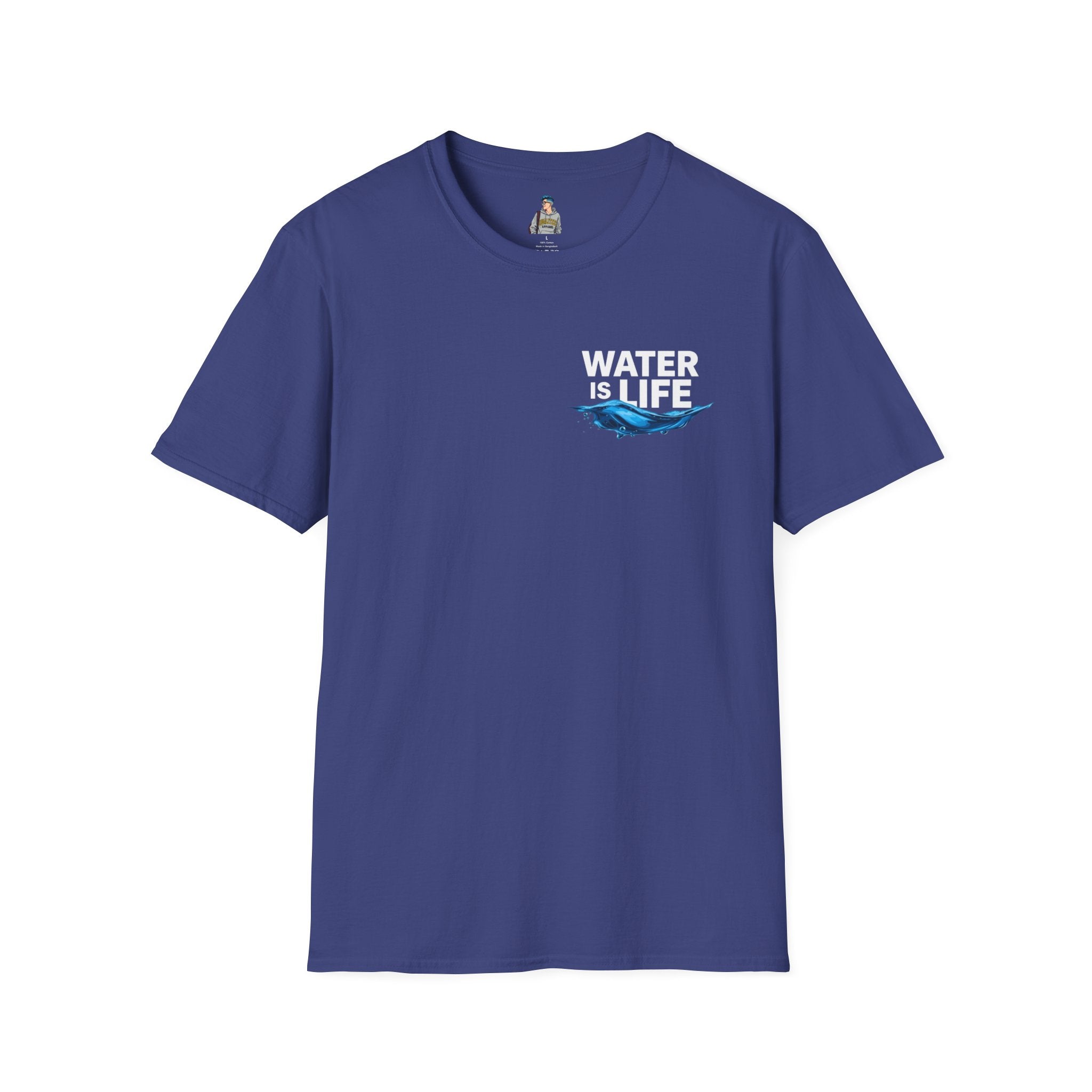 Water is Life Unisex T-Shirt | Eco-Friendly Tee for Environmentalists, Beach Lovers, Awareness Campaigns, Gifting