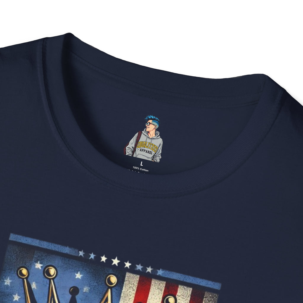 No Kings in America-Democracy Matters  Unisex Softstyle T-Shirt