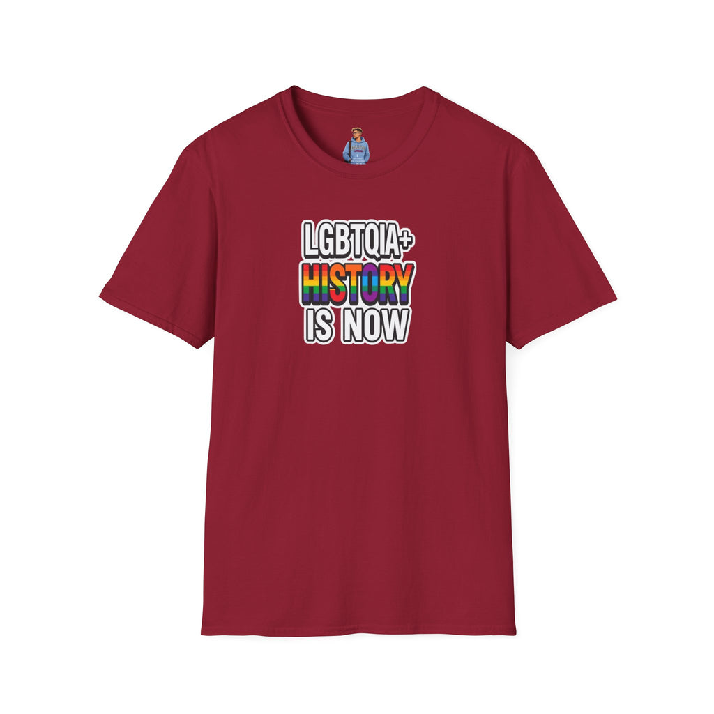LGBTQIA+ History Is Now T-shirt