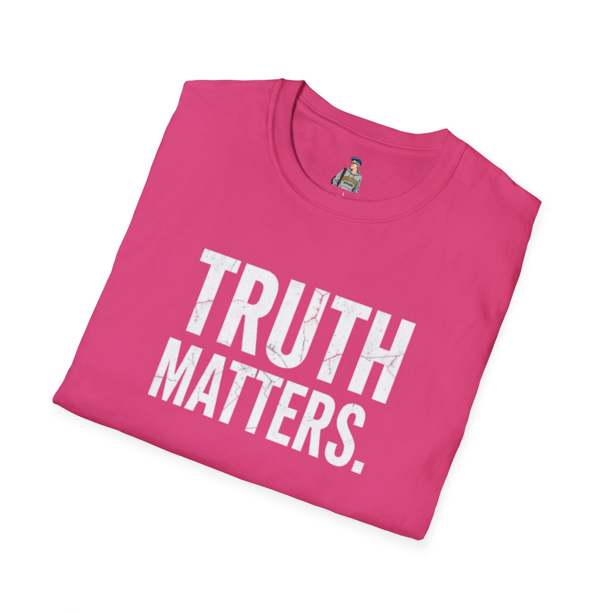 Unisex Softstyle T-Shirt – "Truth Matters" Statement Tee for Activists & Everyday Wear