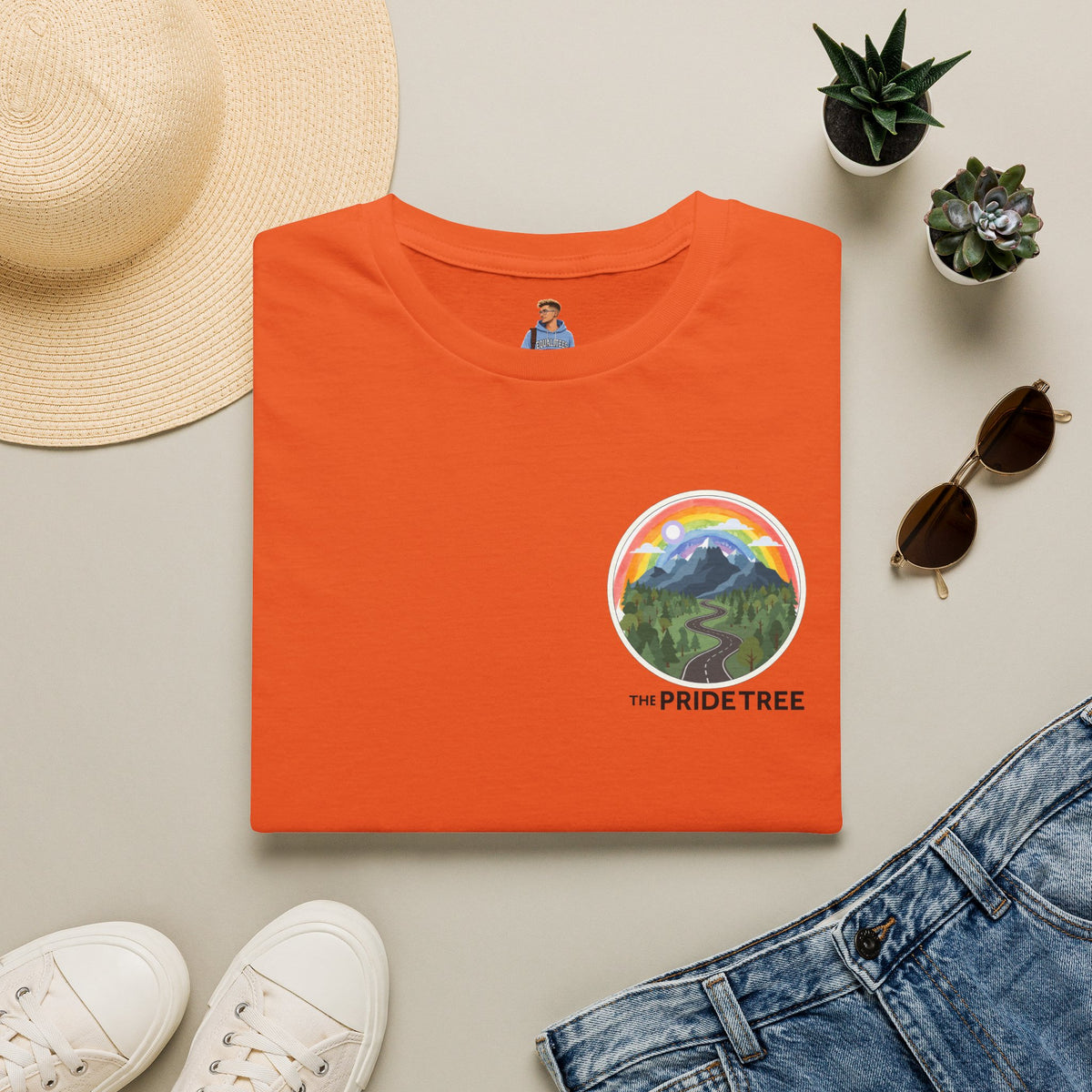 Pride Tree Las Vegas Mountain Graphic T-Shirt