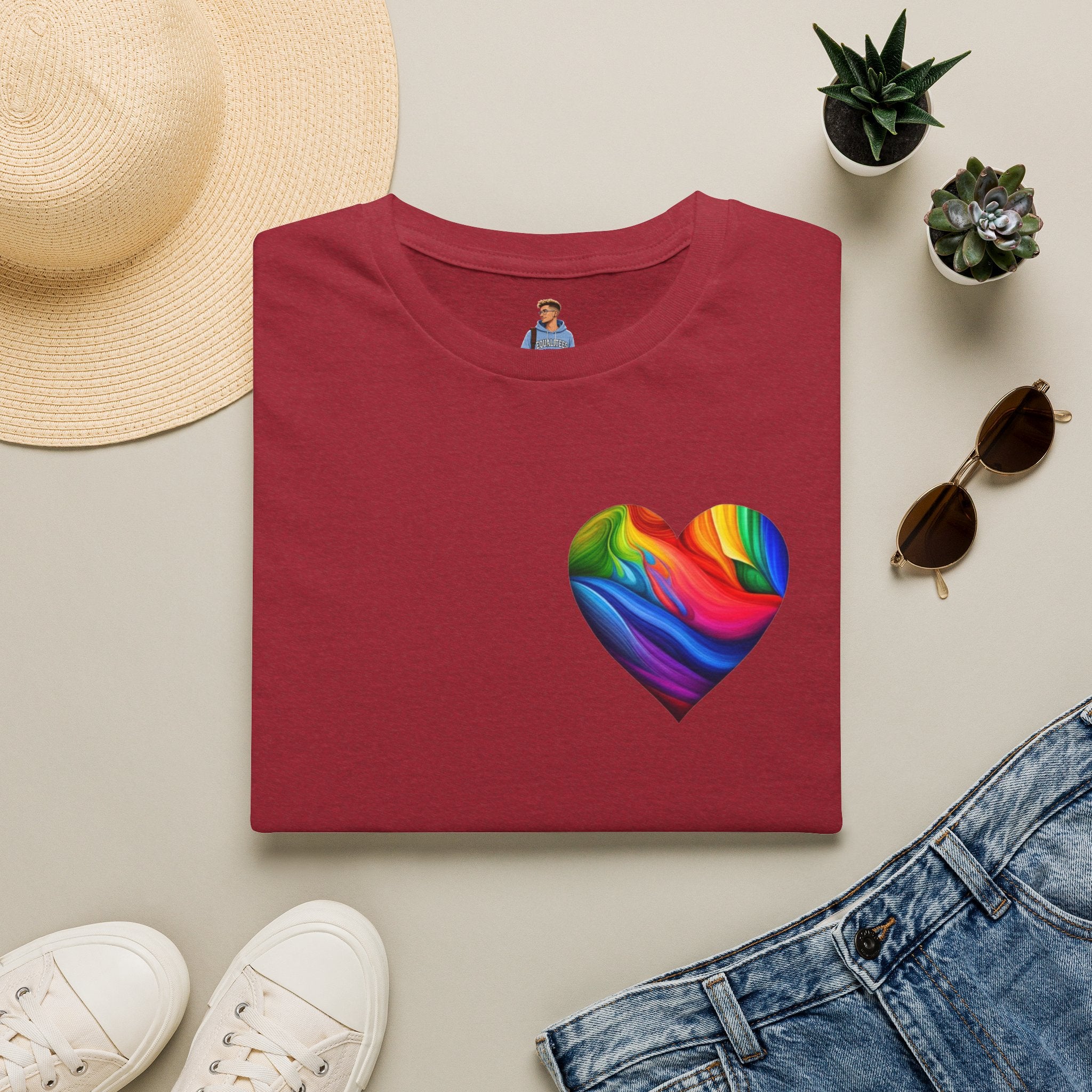 Pride Heart Design T-shirt