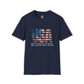 USA Democracy Statement Unisex Softstyle T-Shirt
