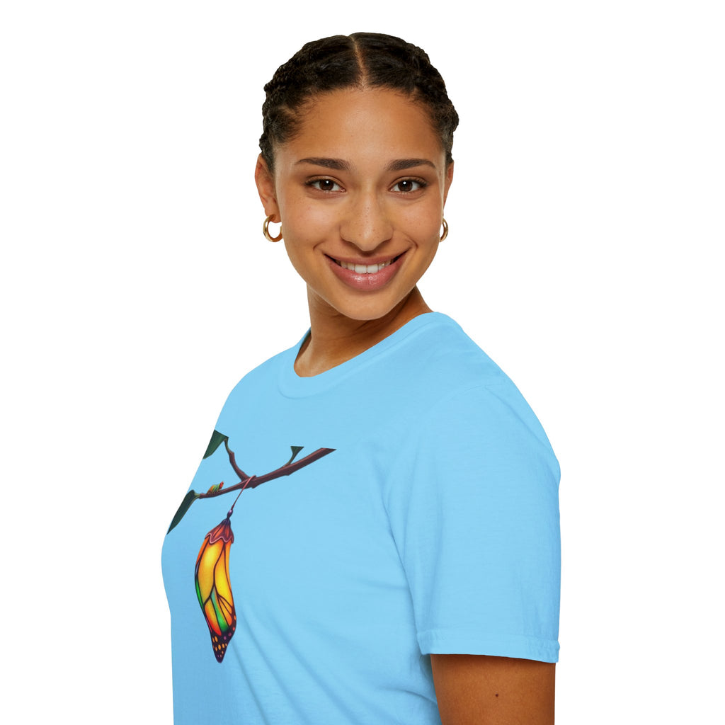 Rainbow Butterfly Cocoon Pride T-Shirt