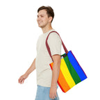 Rainbow Pride Flag Tote Bag