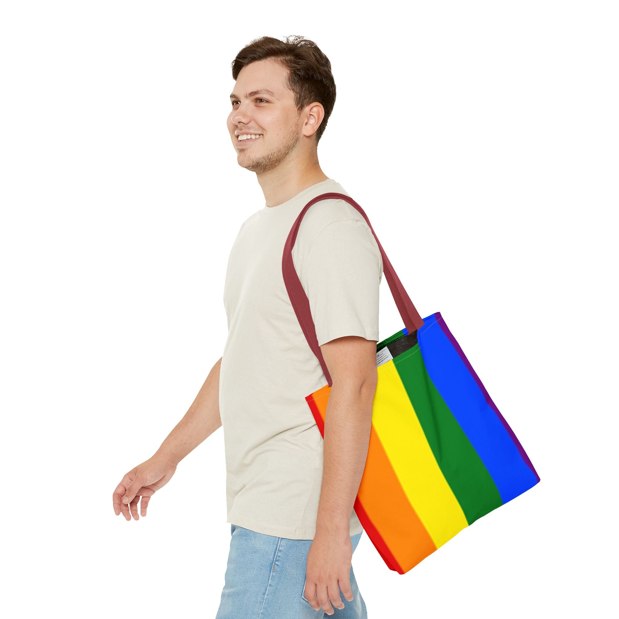 Rainbow Pride Flag Tote Bag