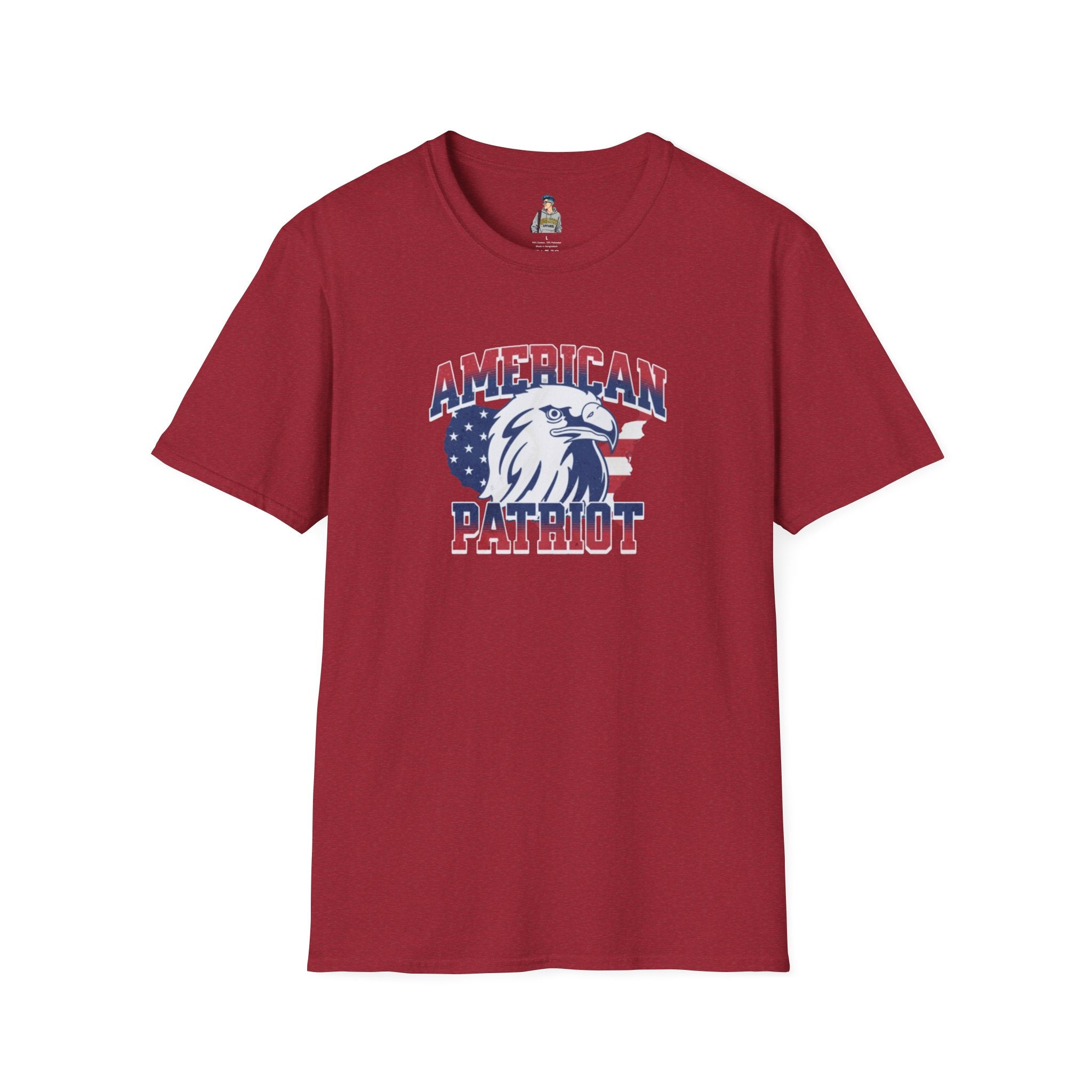 American Patriot - Keep Immigrants Deport Fascists Unisex T-Shirt - Celebrate Freedom & Diversity