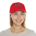 Stylish Dad Hat with FDT Leather Patch - Casual Sun Protection for Dads