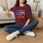 Democracy Trumps the Felon Graphic Tee