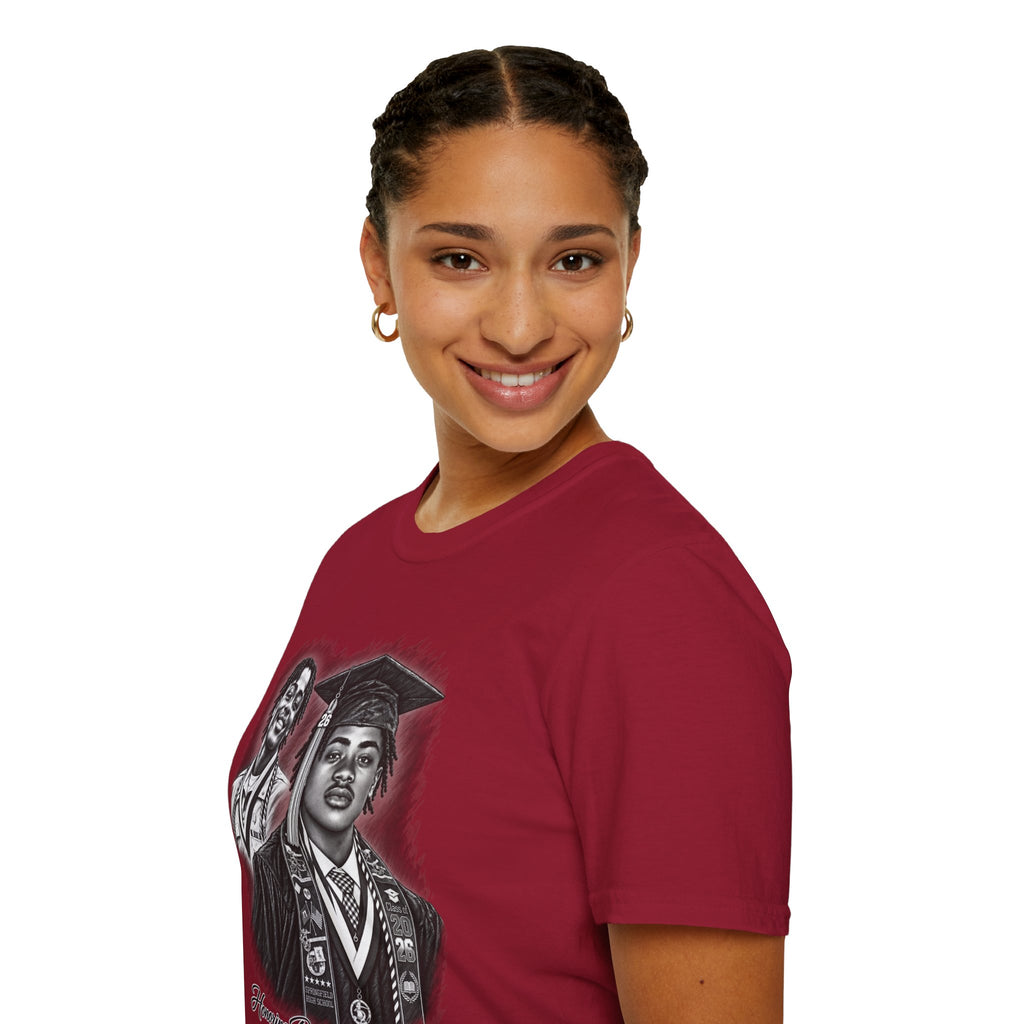 Double Portrait Front - In Memory of Pierre Damas Bel T-Shirt