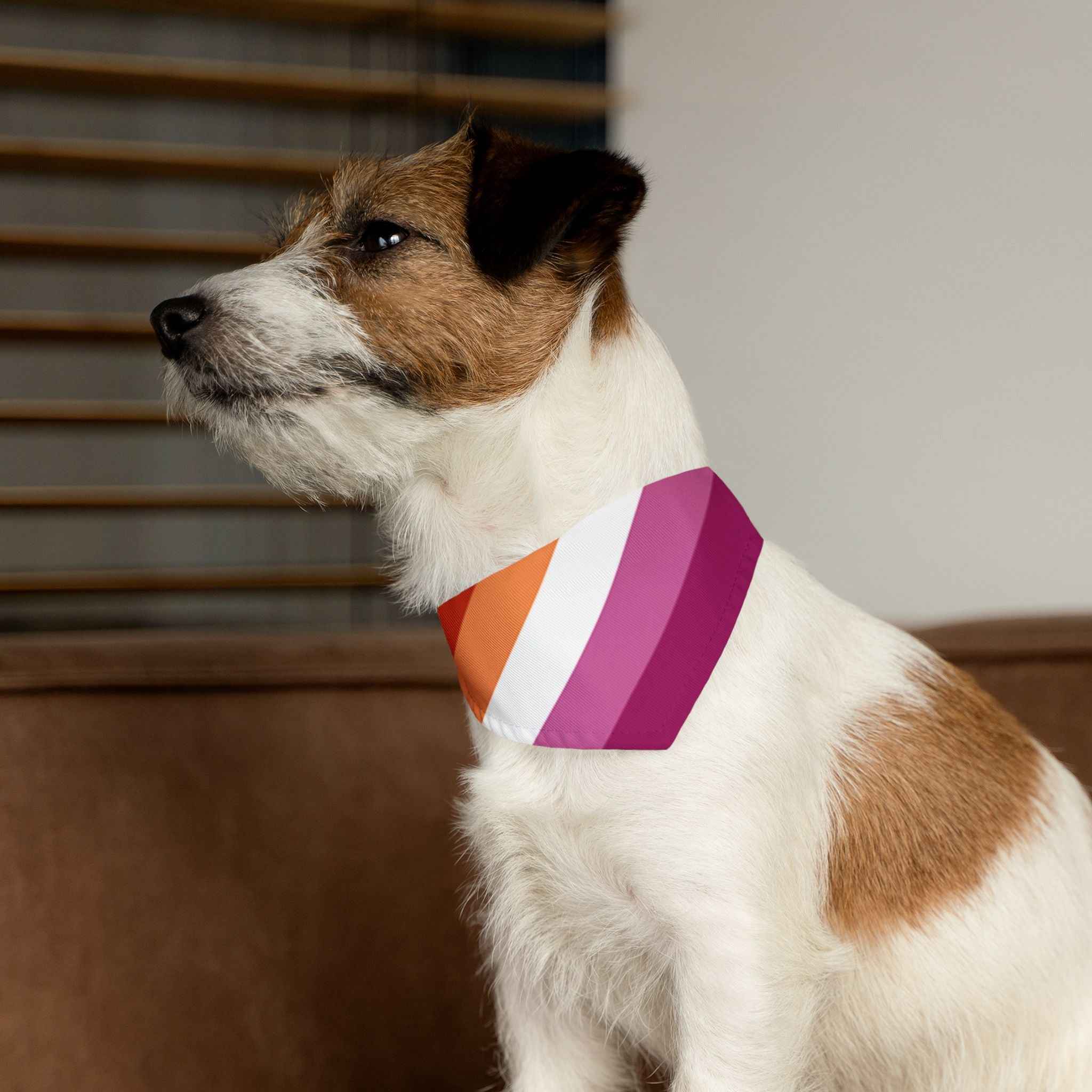 Lesbian Pride Flag Pet Bandana - Strut Your Mut