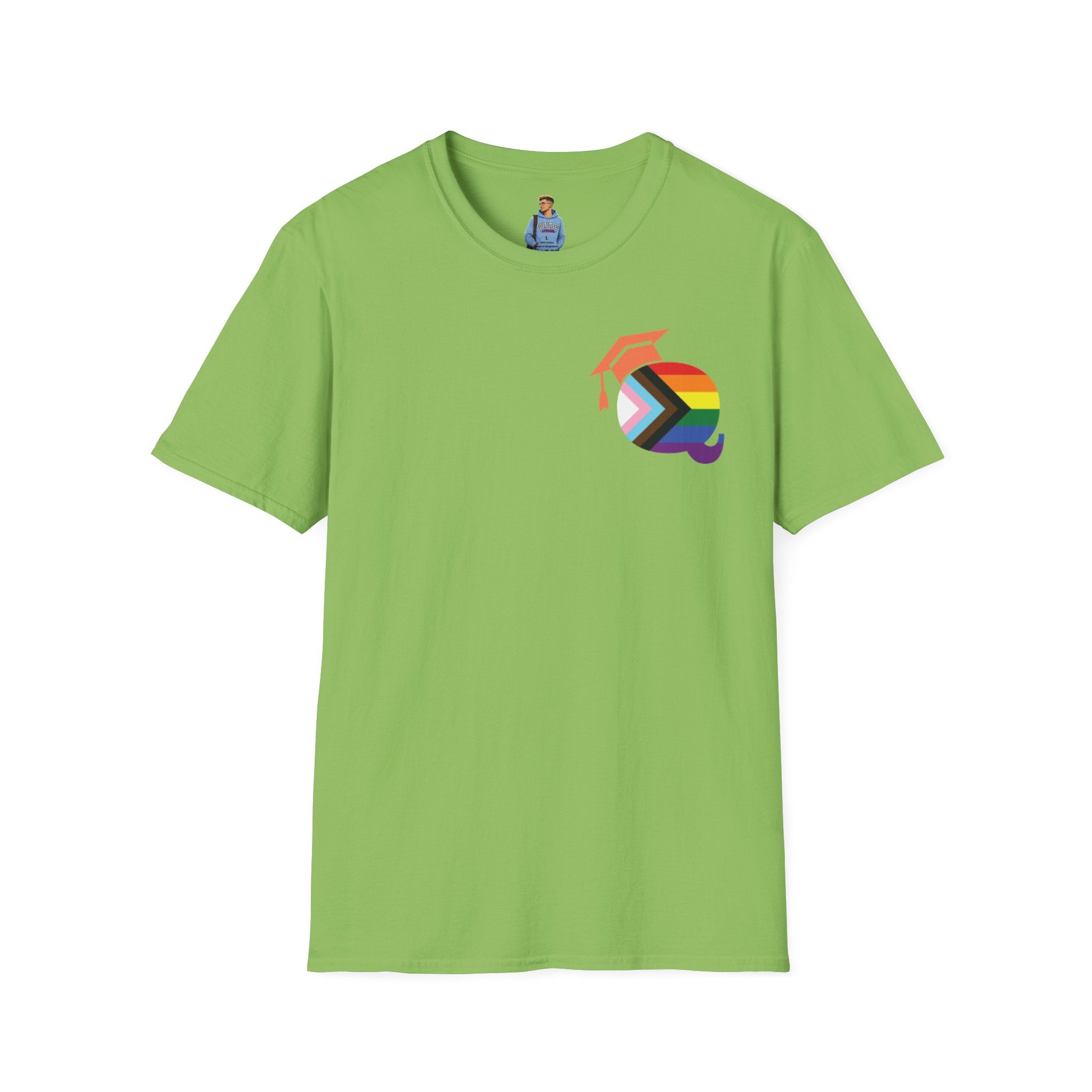 TWQ - Teaching While Queer Unisex Softstyle Logo T-shirt