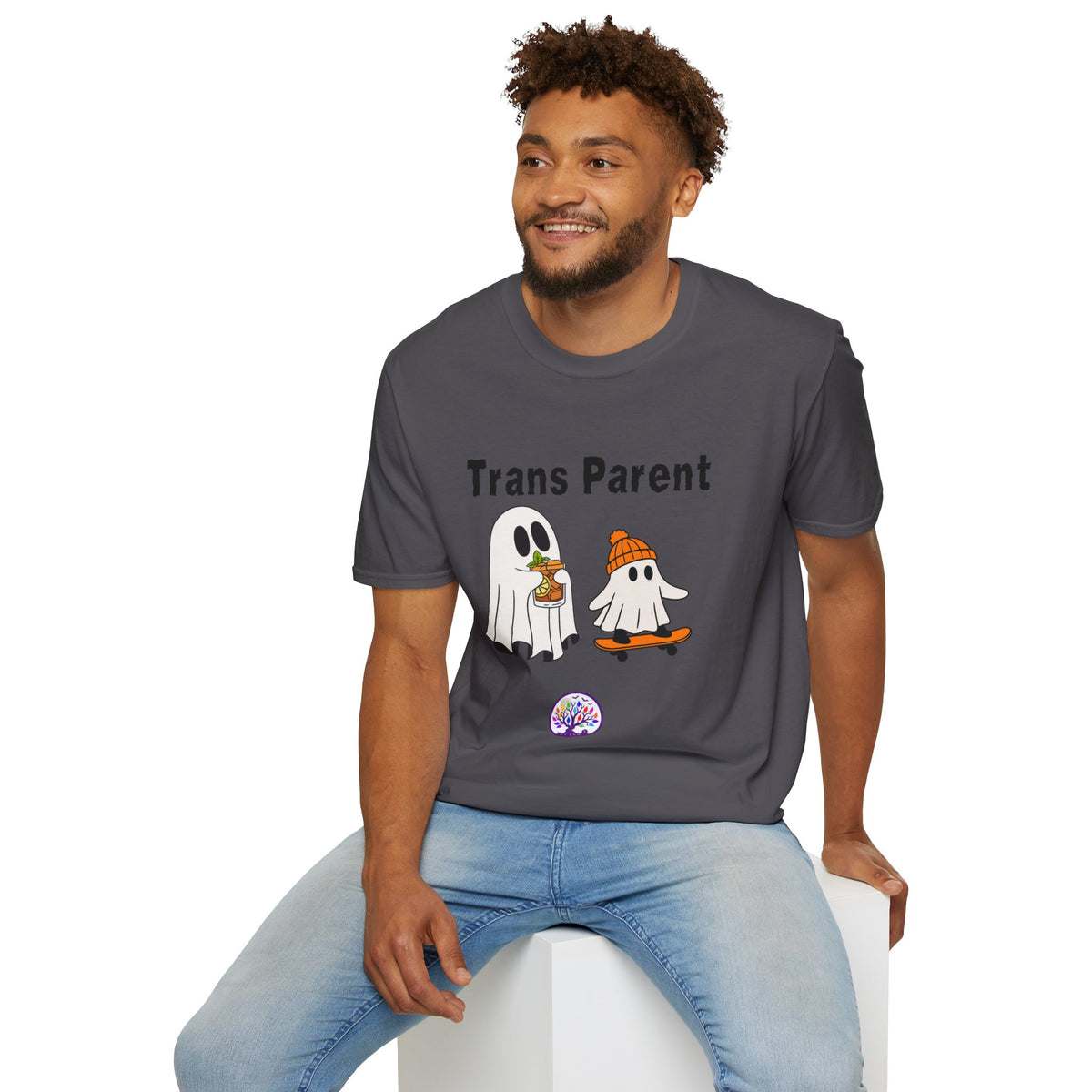 Trans Parent 5 Halloween Pride Tree Las Vegas T-Shirt
