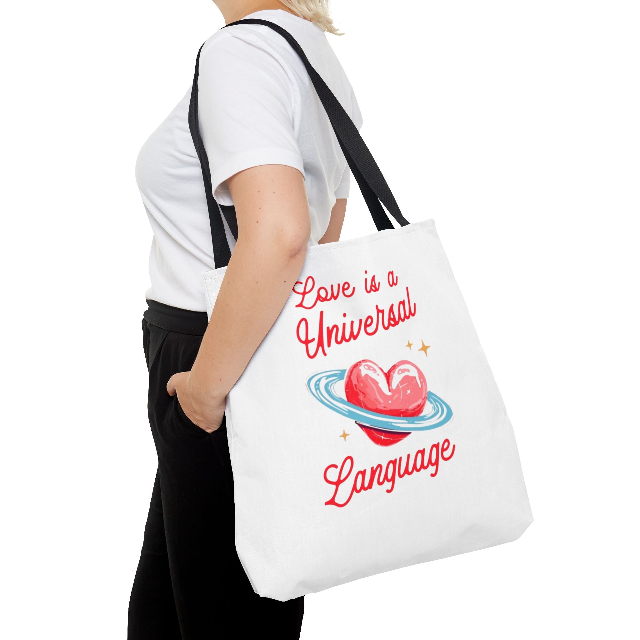 Love is a Universal Language Design - Tote Bag