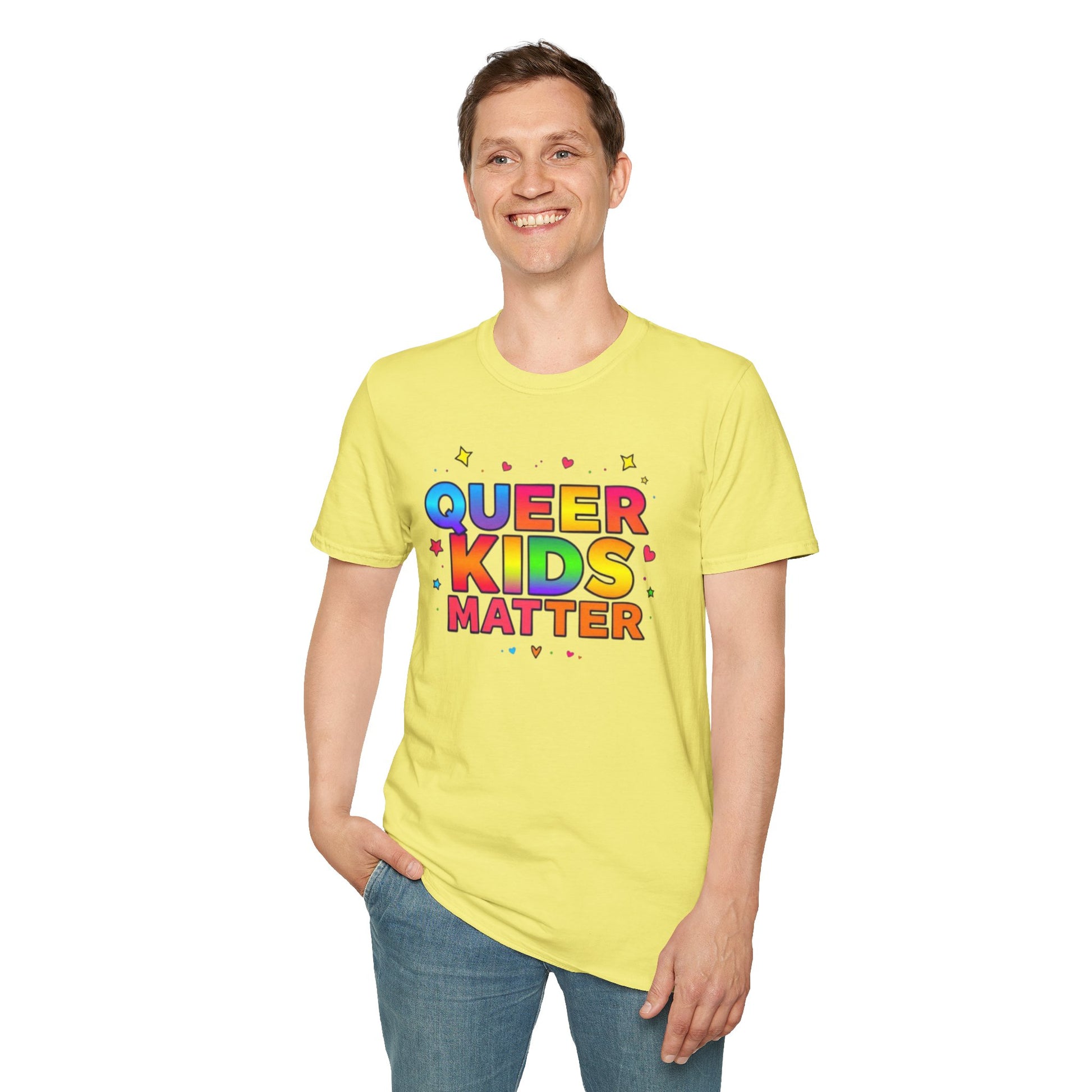 Colorful Queer Kids Matter Pride T-Shirt
