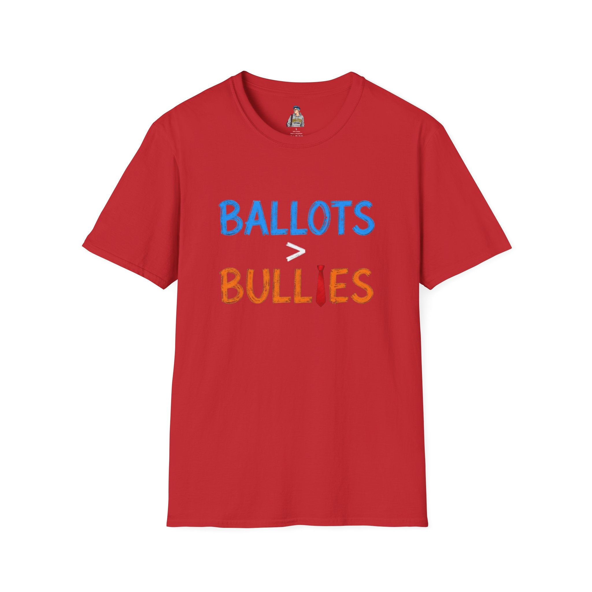 Ballots > Bullies T-Shirt — "I Will Not Be Intimidated" Voter Rights Tee
