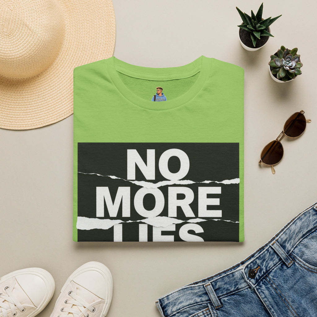 No More Lies T-Shirt — Bold Protest Graphic Tee