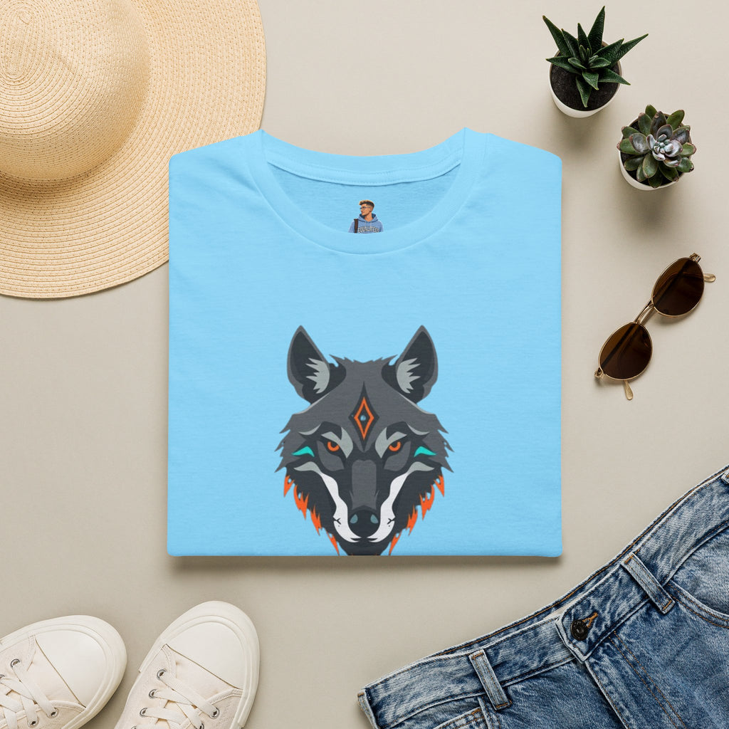 Mystical Wolf Design Unisex Softstyle T-shirt