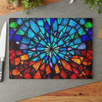 Stained Glass Cutting Board - Colorful Kitchen Decor
