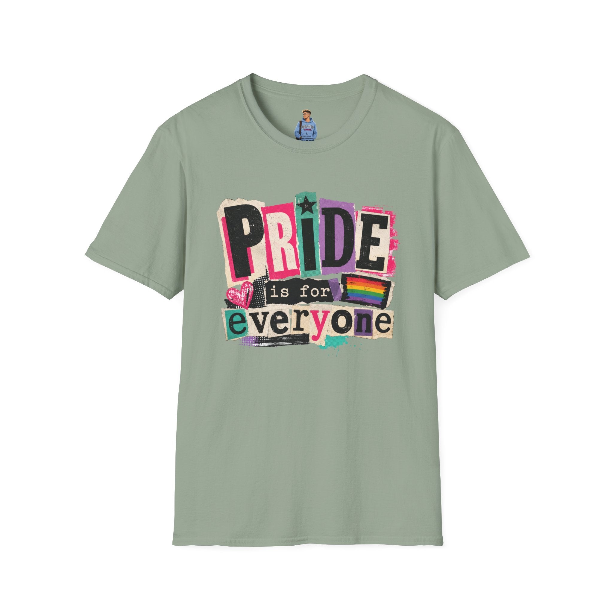 Pride Is for Everyone T-Shirt — Colorful LGBTQ+ Ally Tee